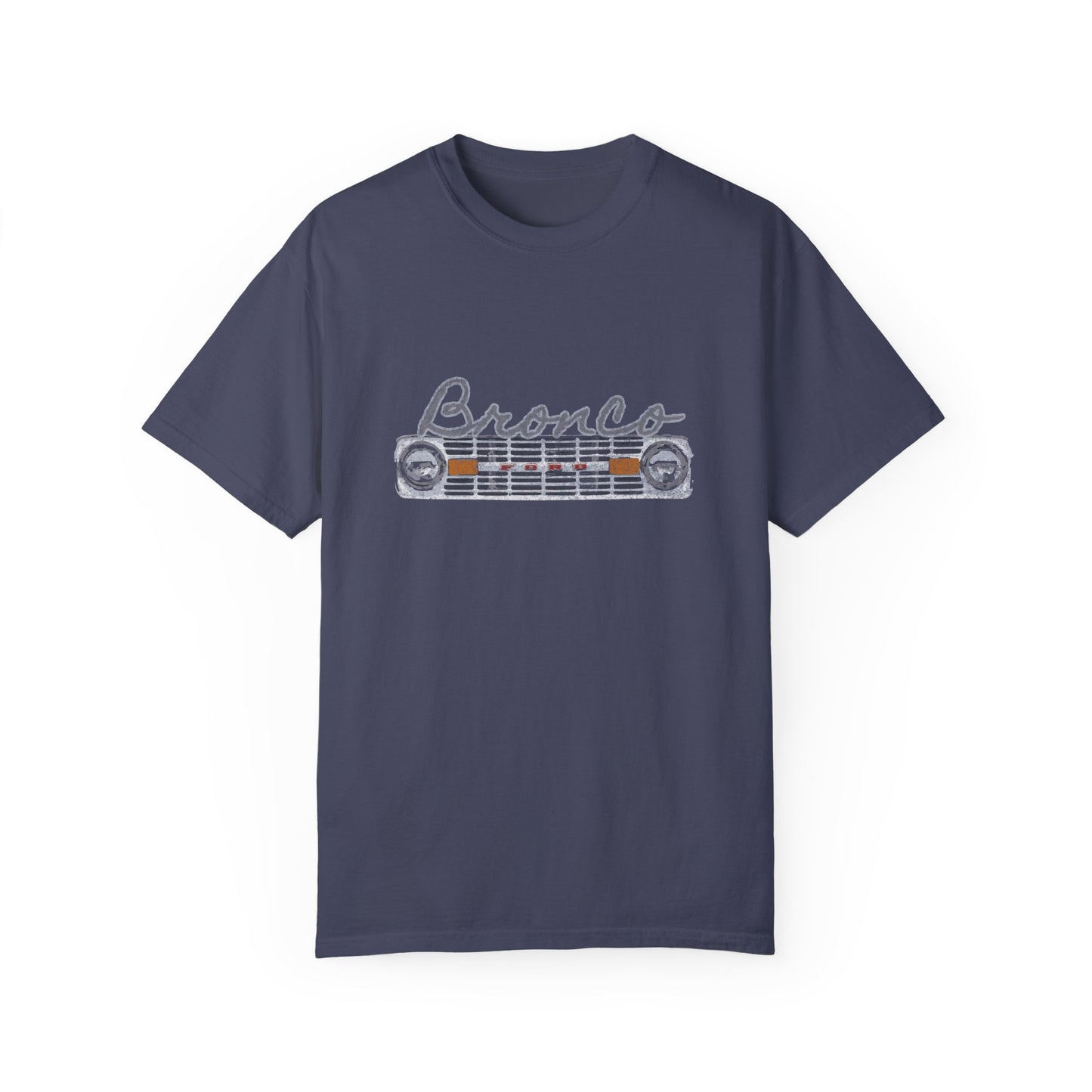 Front & Back Bronco T-Shirt Vintage 70's Broncos