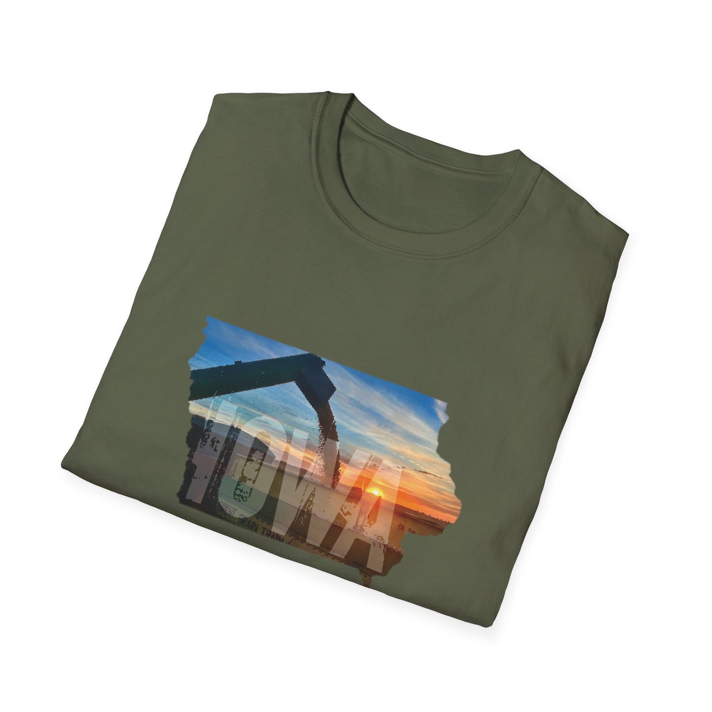 Iowa Silhouette Farming T-shirt