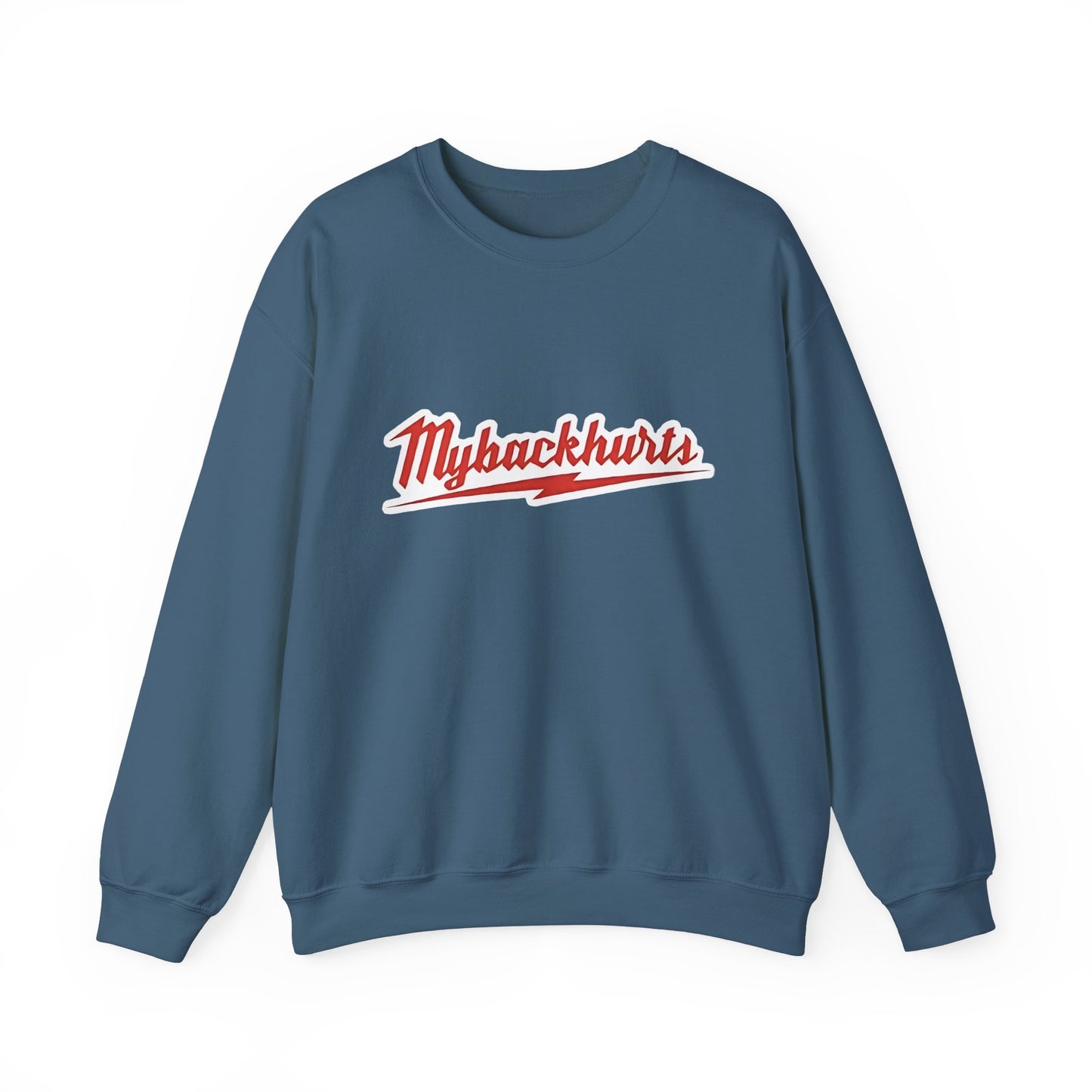 Funny "My Back Hurts" Milwaukee Crewneck