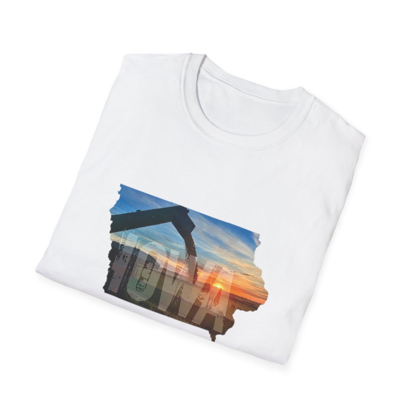 Iowa Silhouette Farming T-shirt