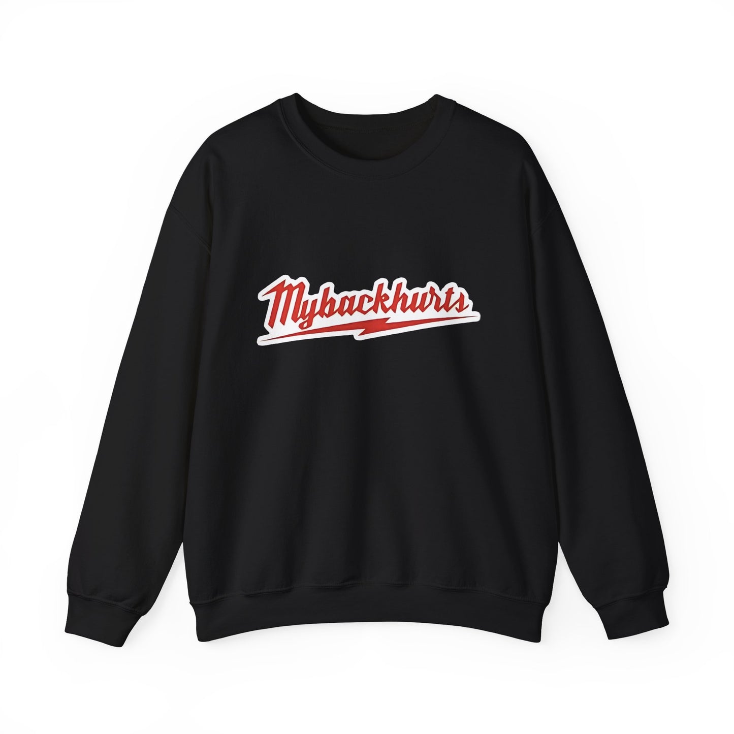 Funny "My Back Hurts" Milwaukee Crewneck