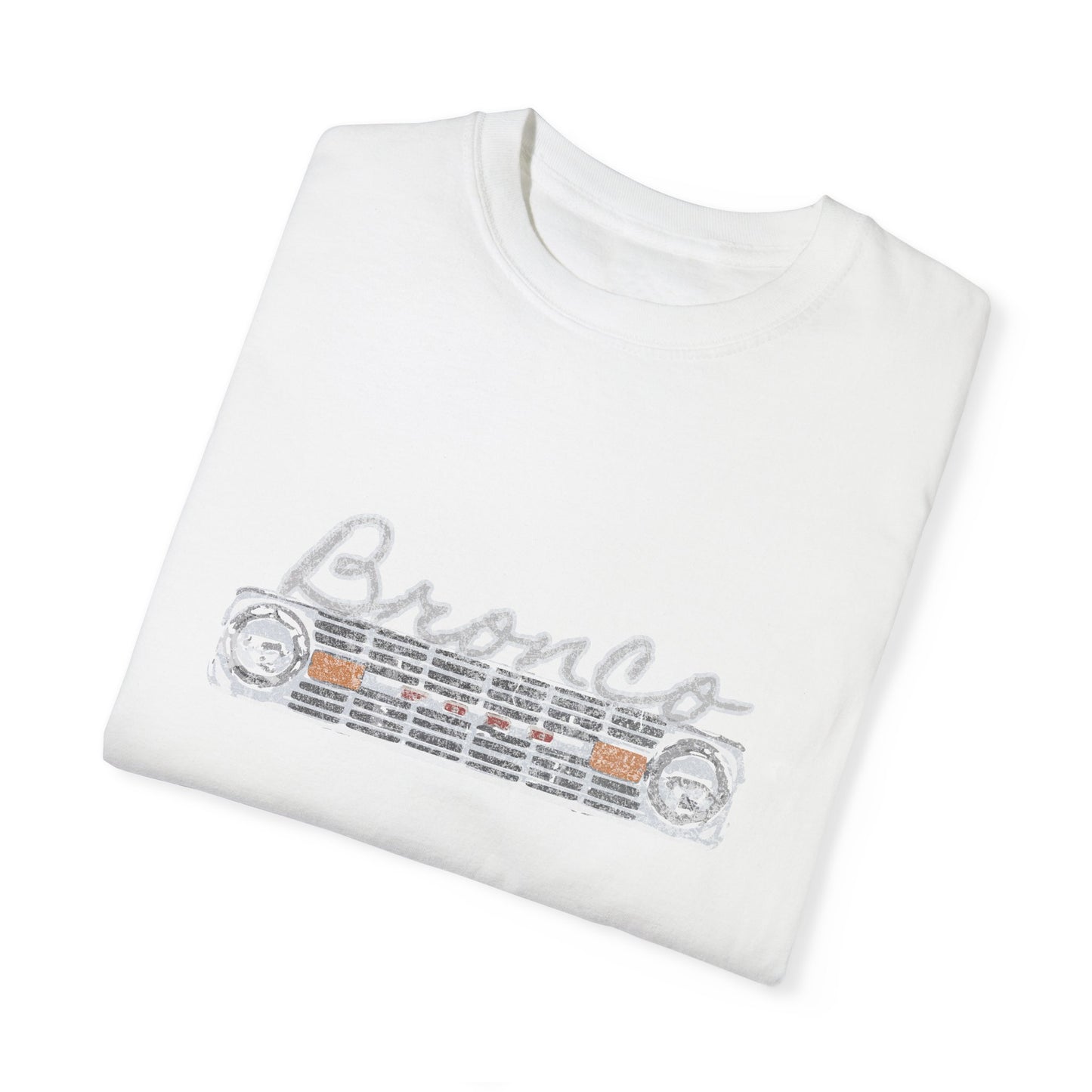 Front & Back Bronco T-Shirt Vintage 70's Broncos