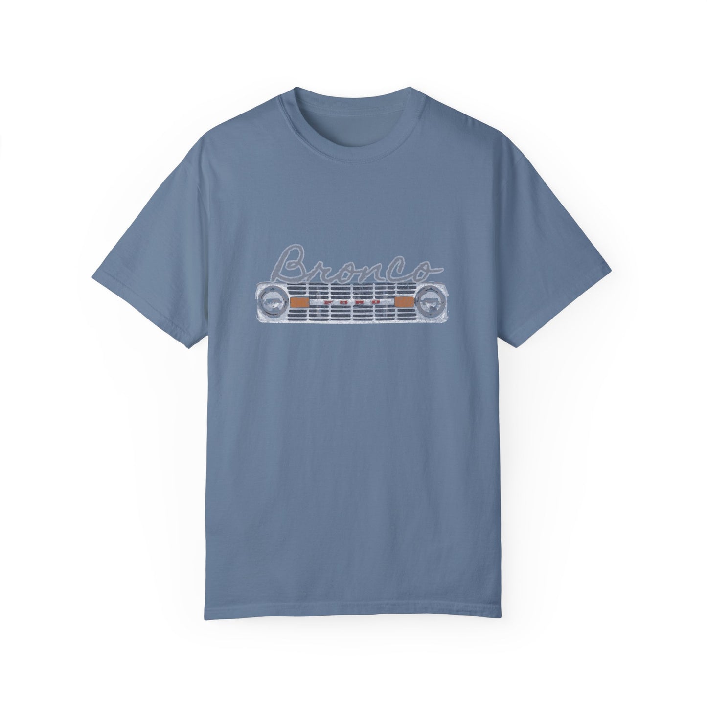Front & Back Bronco T-Shirt Vintage 70's Broncos
