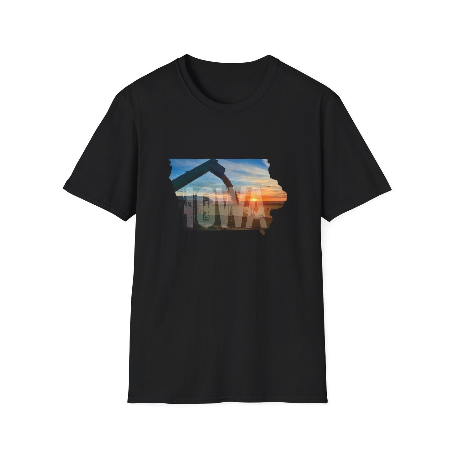 Iowa Silhouette Farming T-shirt