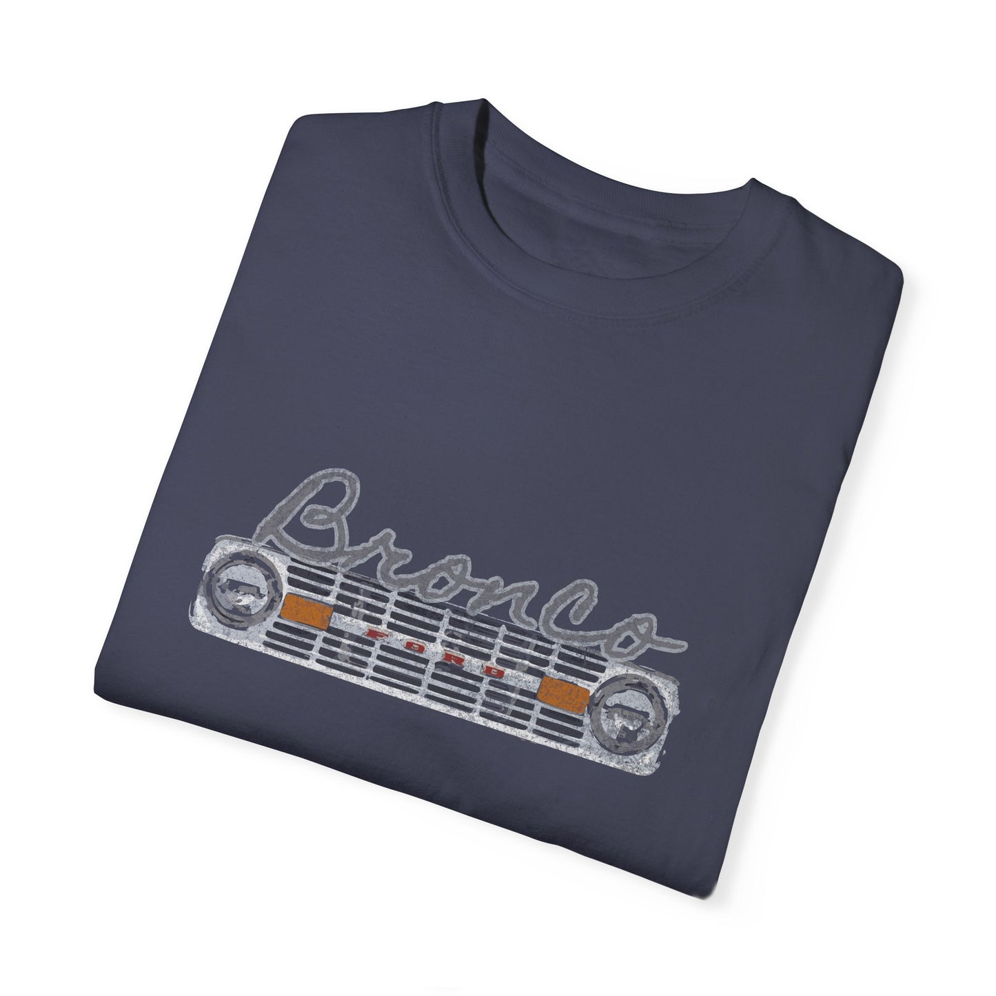 Front & Back Bronco T-Shirt Vintage 70's Broncos
