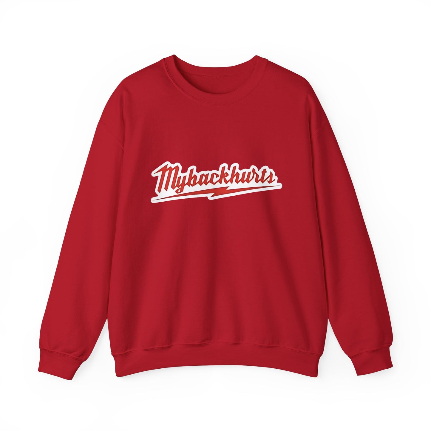 Funny "My Back Hurts" Milwaukee Crewneck
