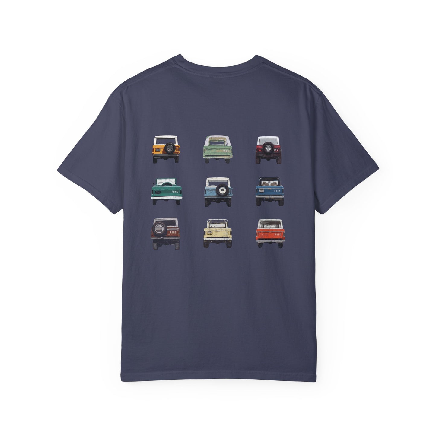 Front & Back Bronco T-Shirt Vintage 70's Broncos