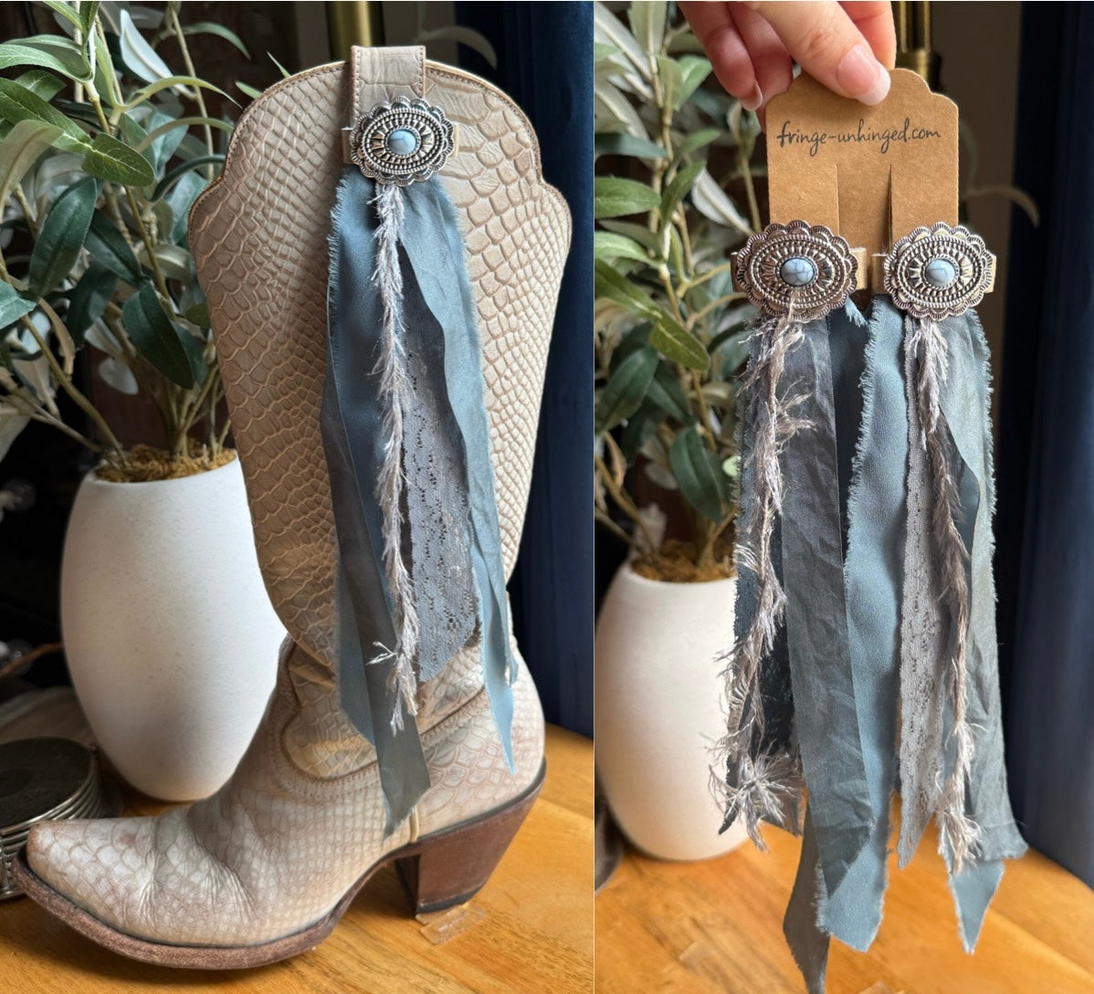 Boot Tassels w/ Conchos