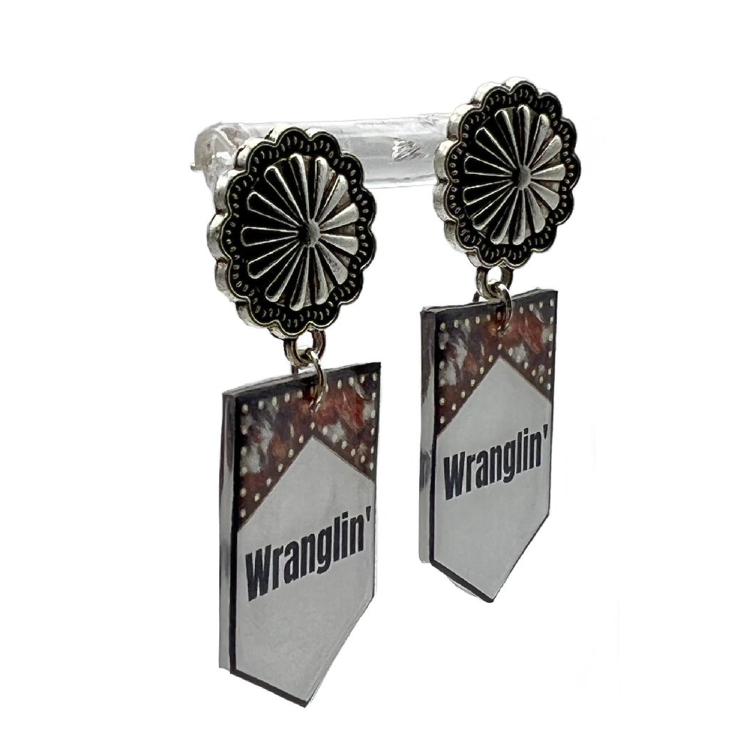 Wranglin' Concho Earrings
