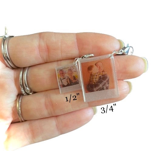 Single Photo Charms w/ Clasps - a la carte {Micro Memories}