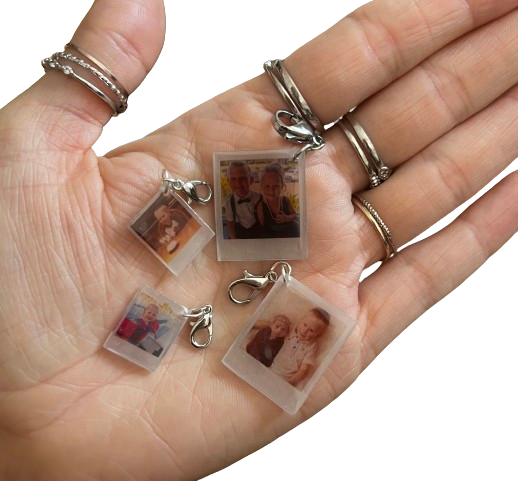 Single Photo Charms w/ Clasps - a la carte {Micro Memories}