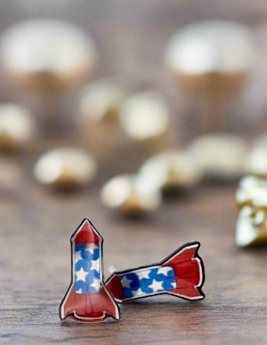 Patriotic Stud Earrings