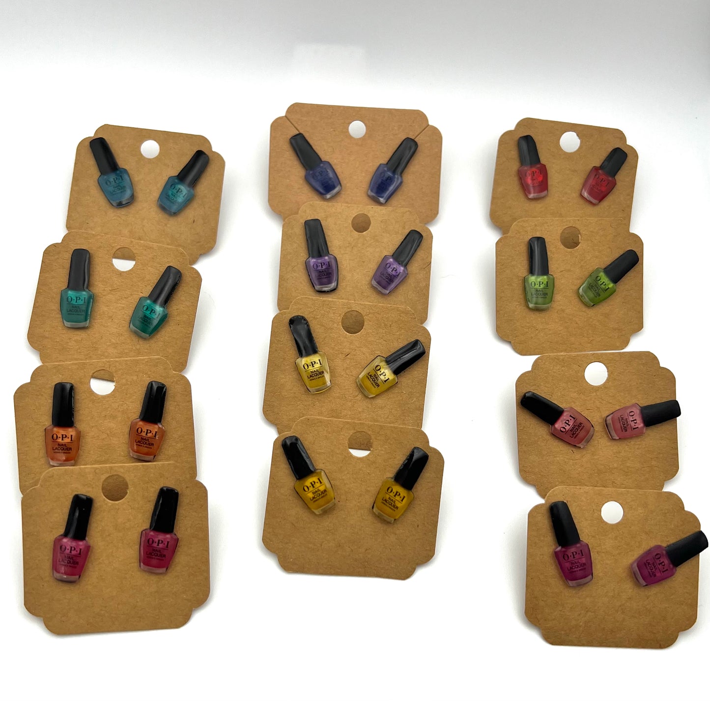 Mini Nail Polish Stud Earrings