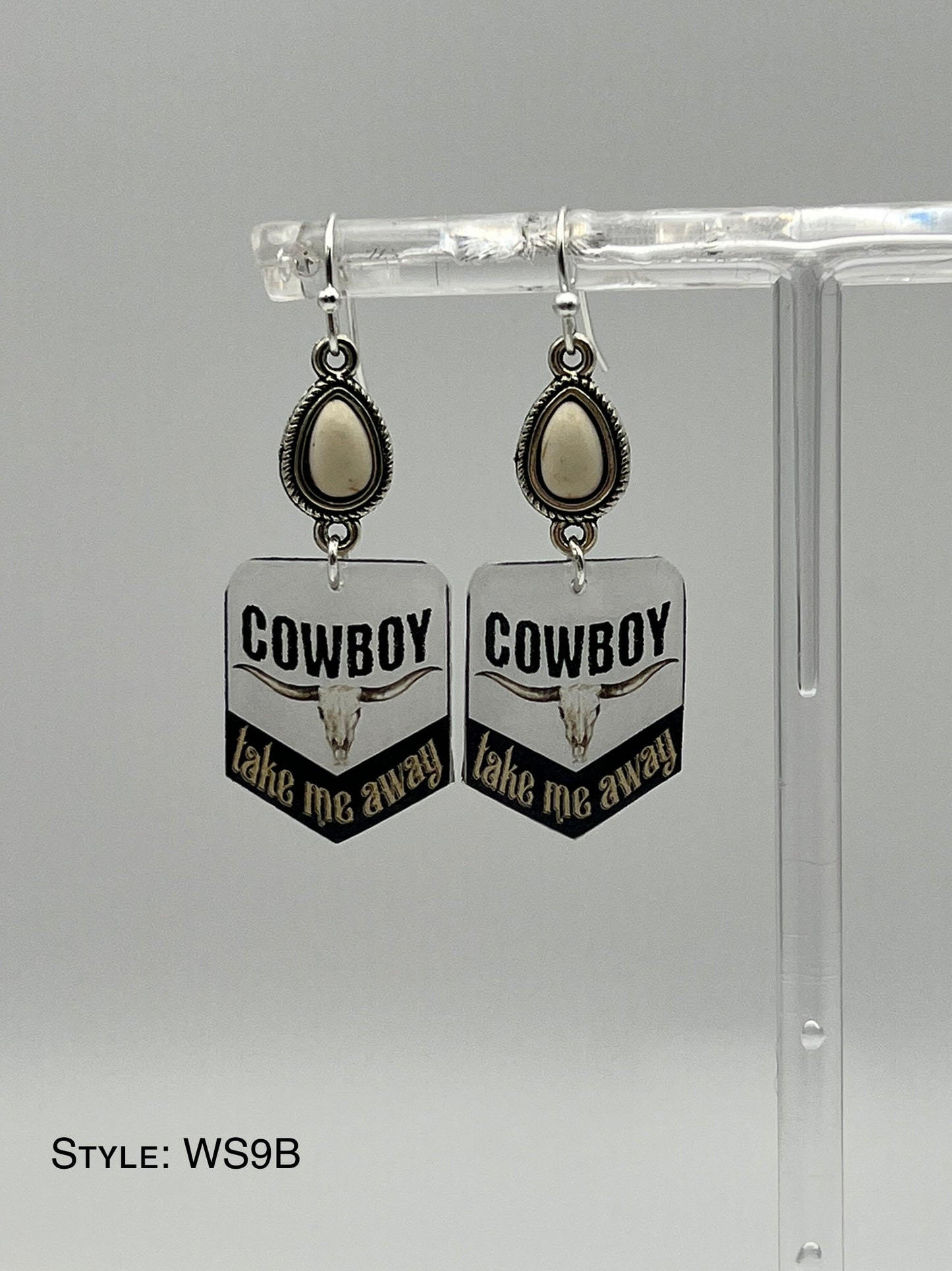 Cowboy Take Me Away! Western Concho Earrings