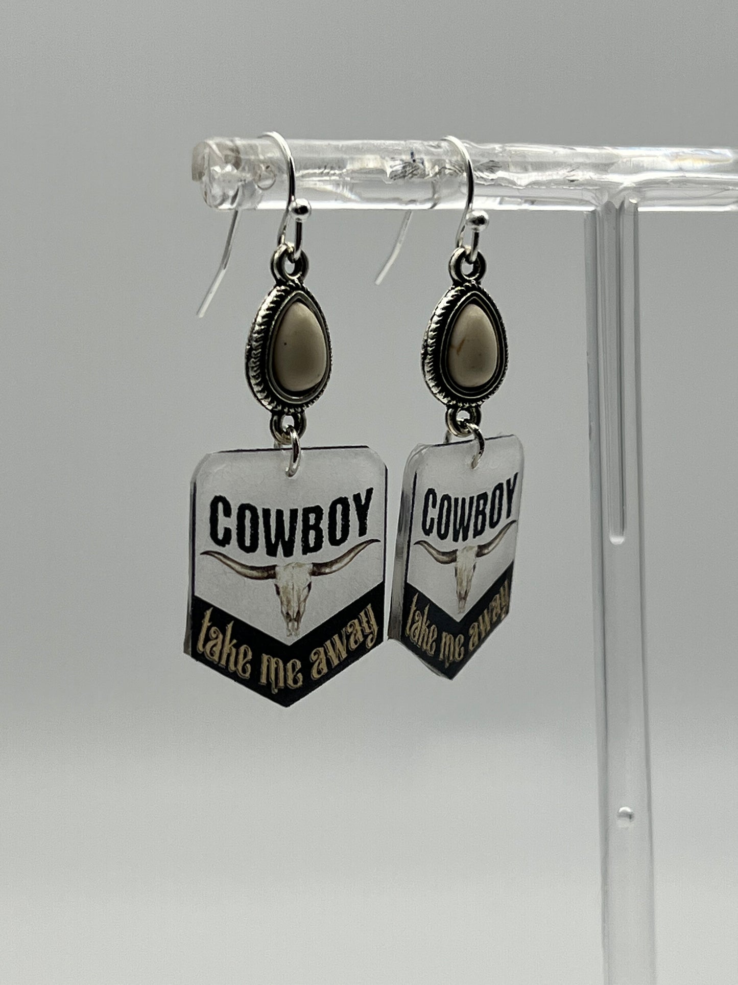 Cowboy Take Me Away! Western Concho Earrings