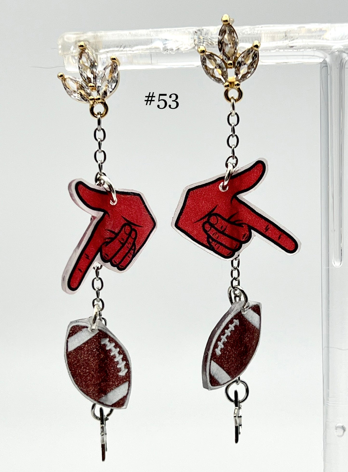 Texas Tech Cowboy Boot Earrings