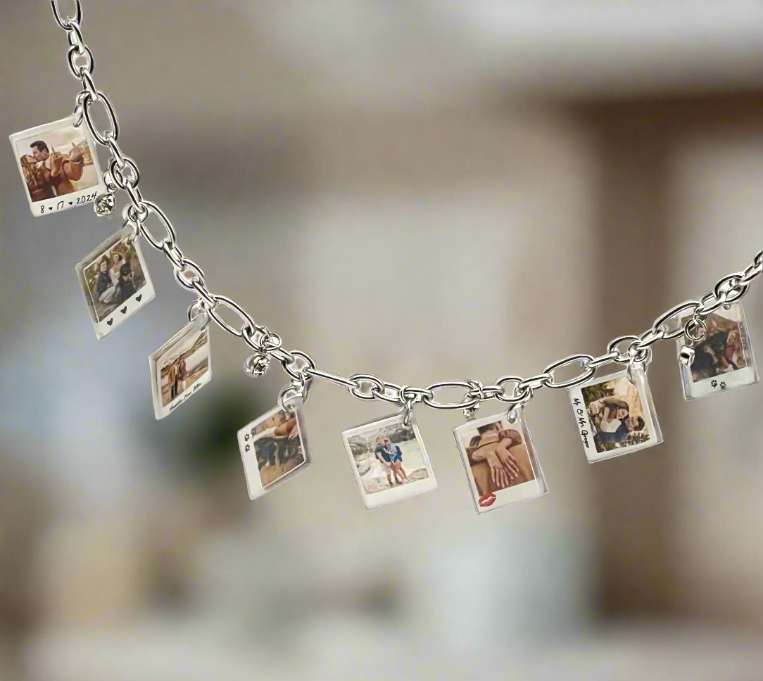 Custom Photo Charm Bracelet {Micro Memories}