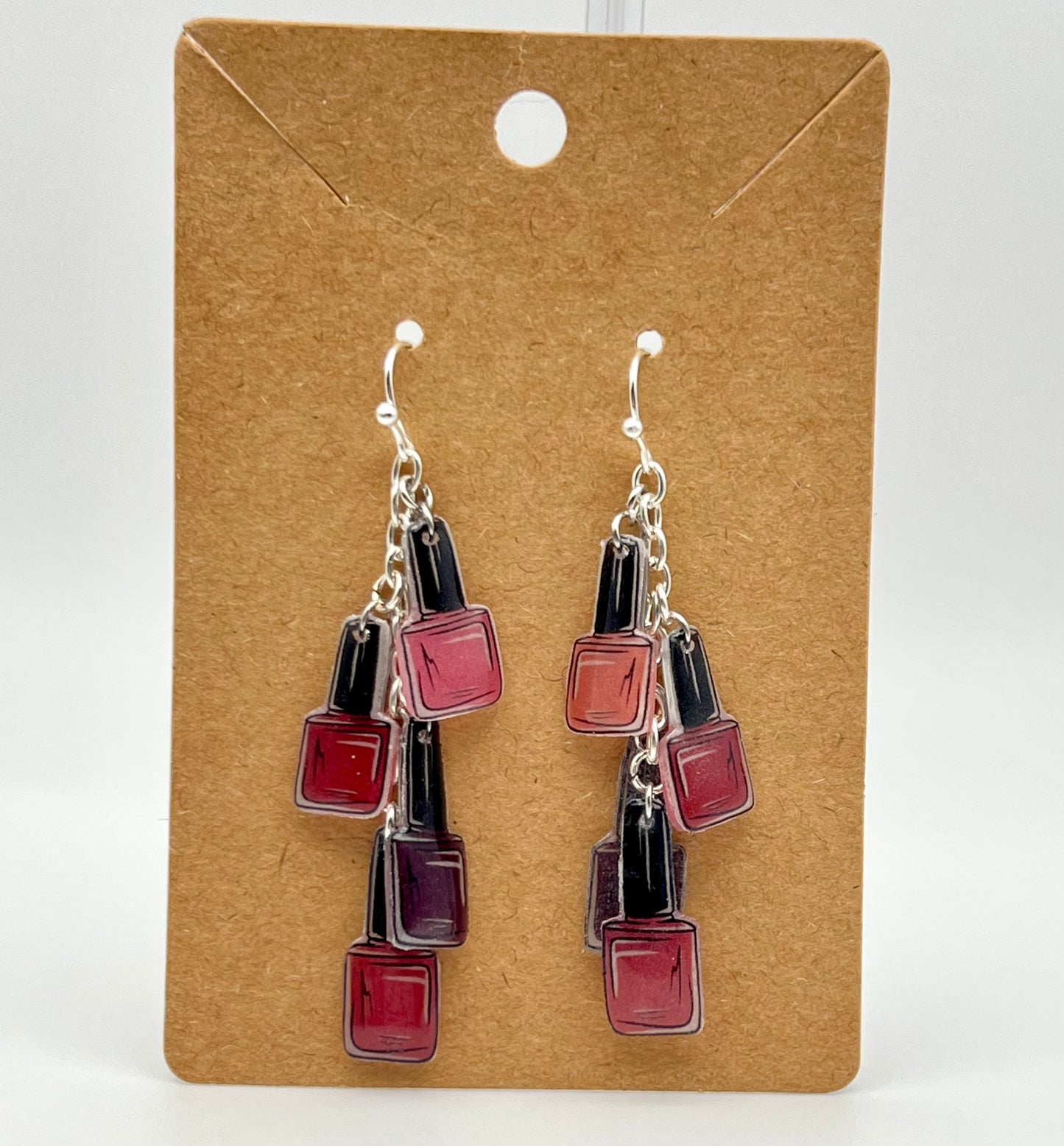 Mini Nail Polish Dangle Earrings