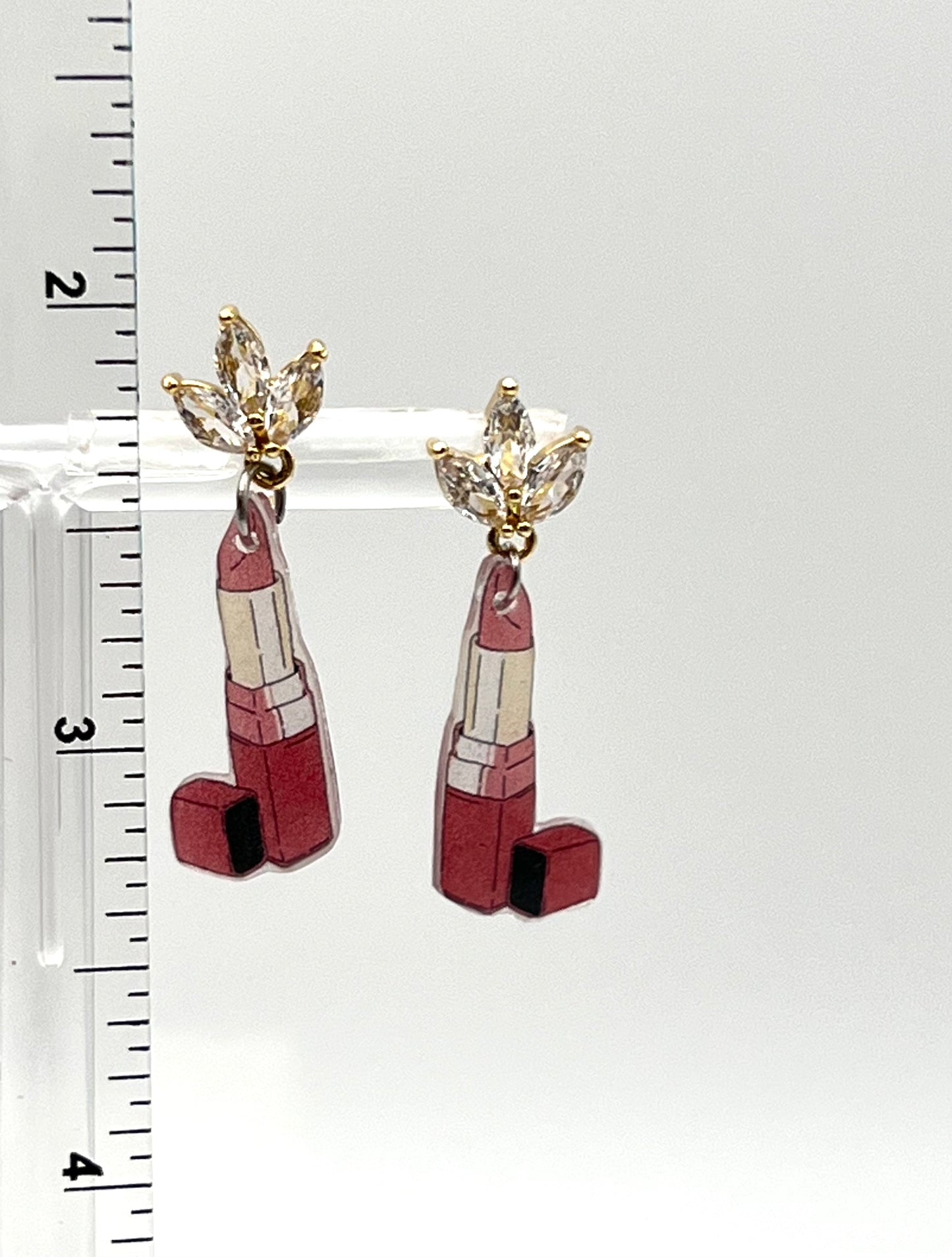 Lipstick Earrings