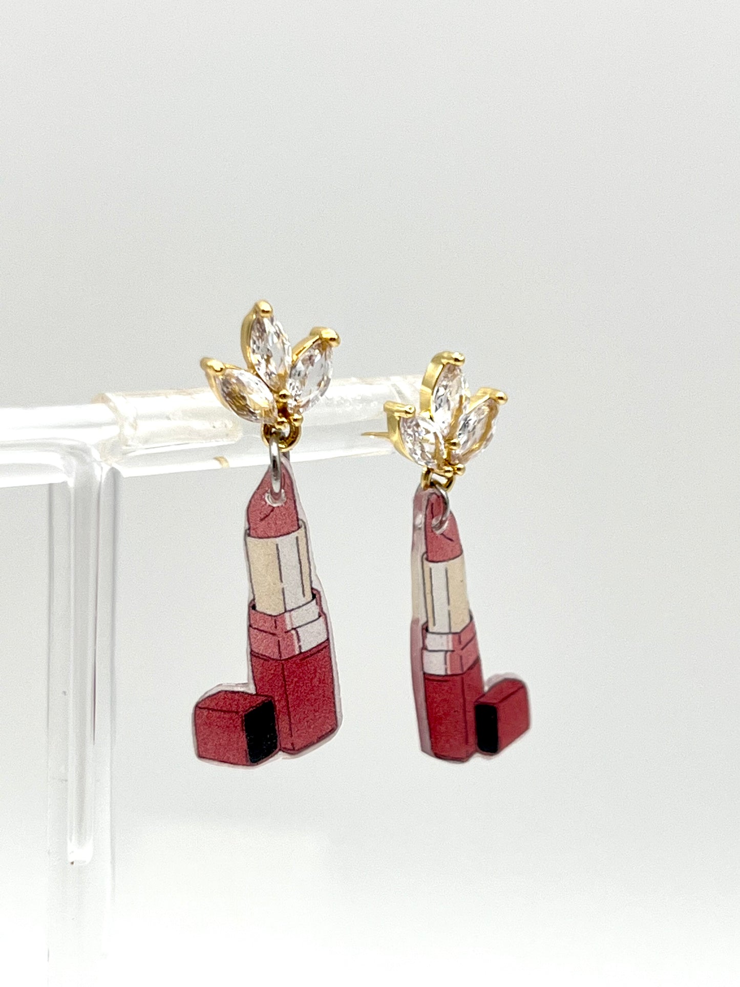 Lipstick Earrings
