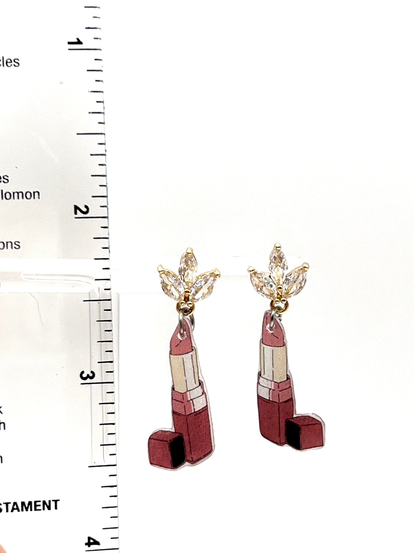 Lipstick Earrings