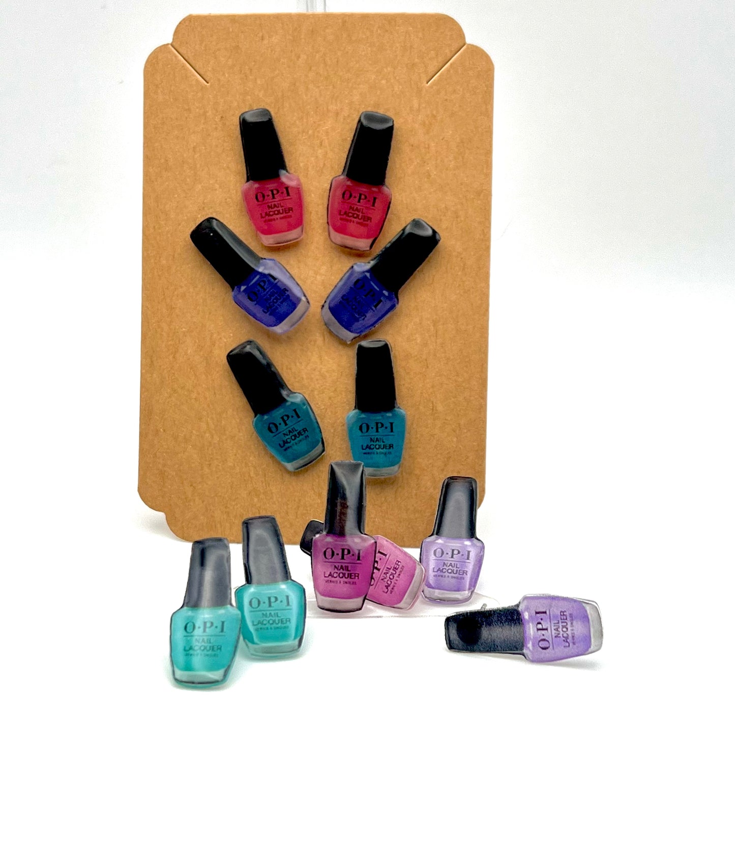 Mini Nail Polish Stud Earrings