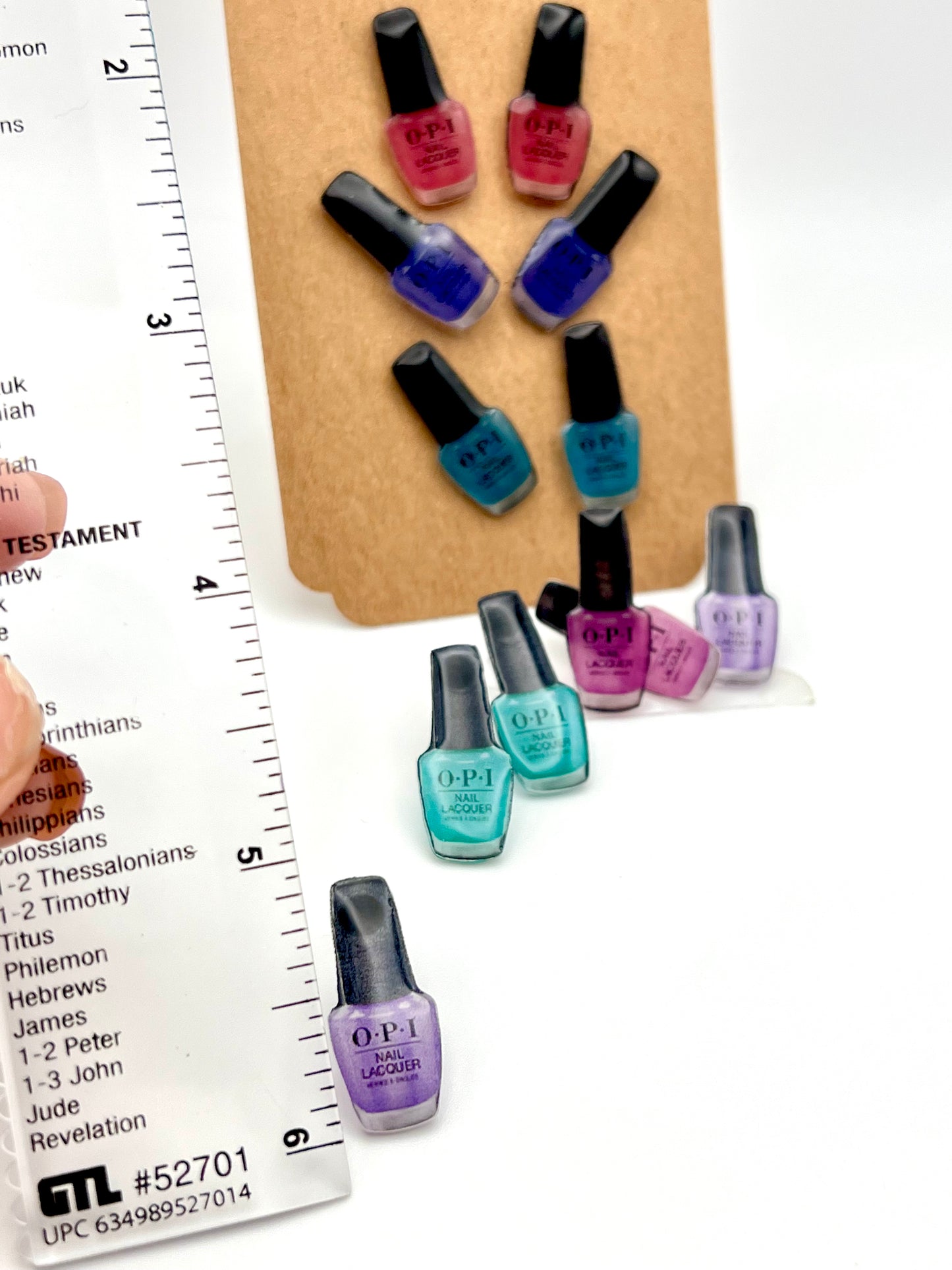 Mini Nail Polish Stud Earrings