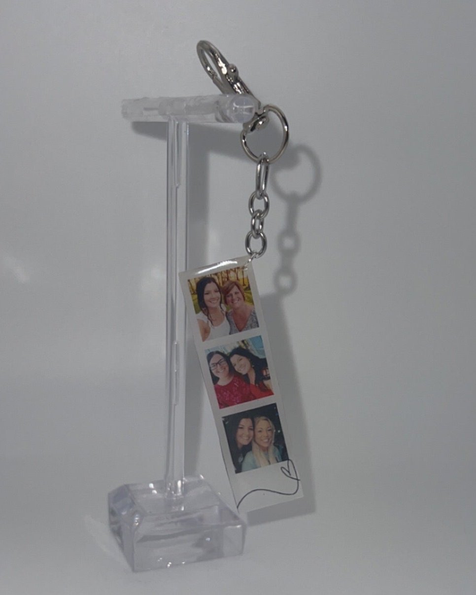 Custom Photo Strip Keychain {Micro Memories}
