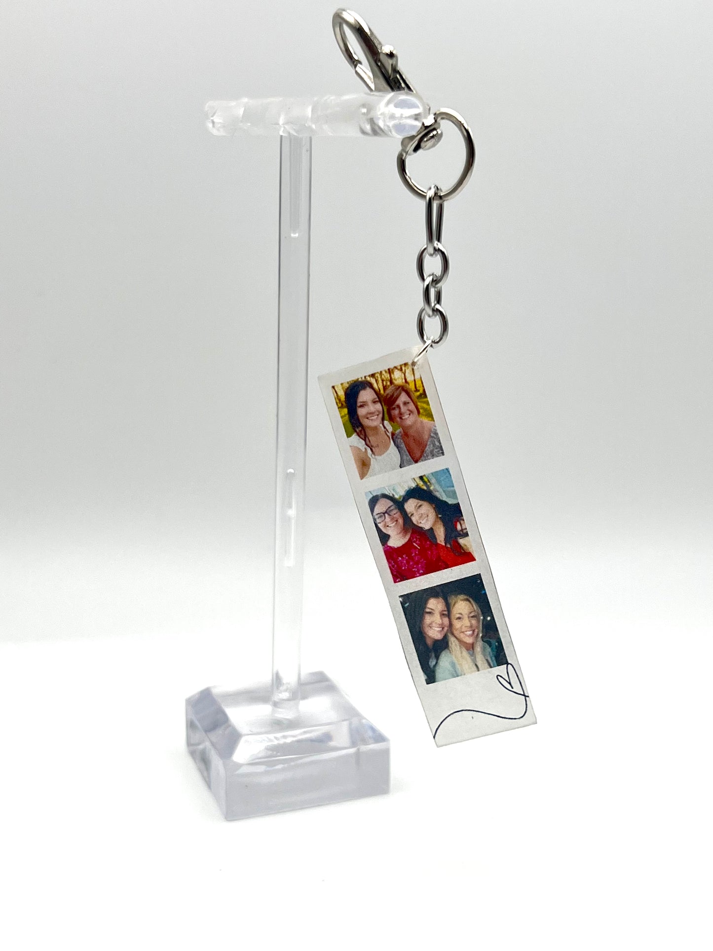 Custom Photo Strip Keychain {Micro Memories}