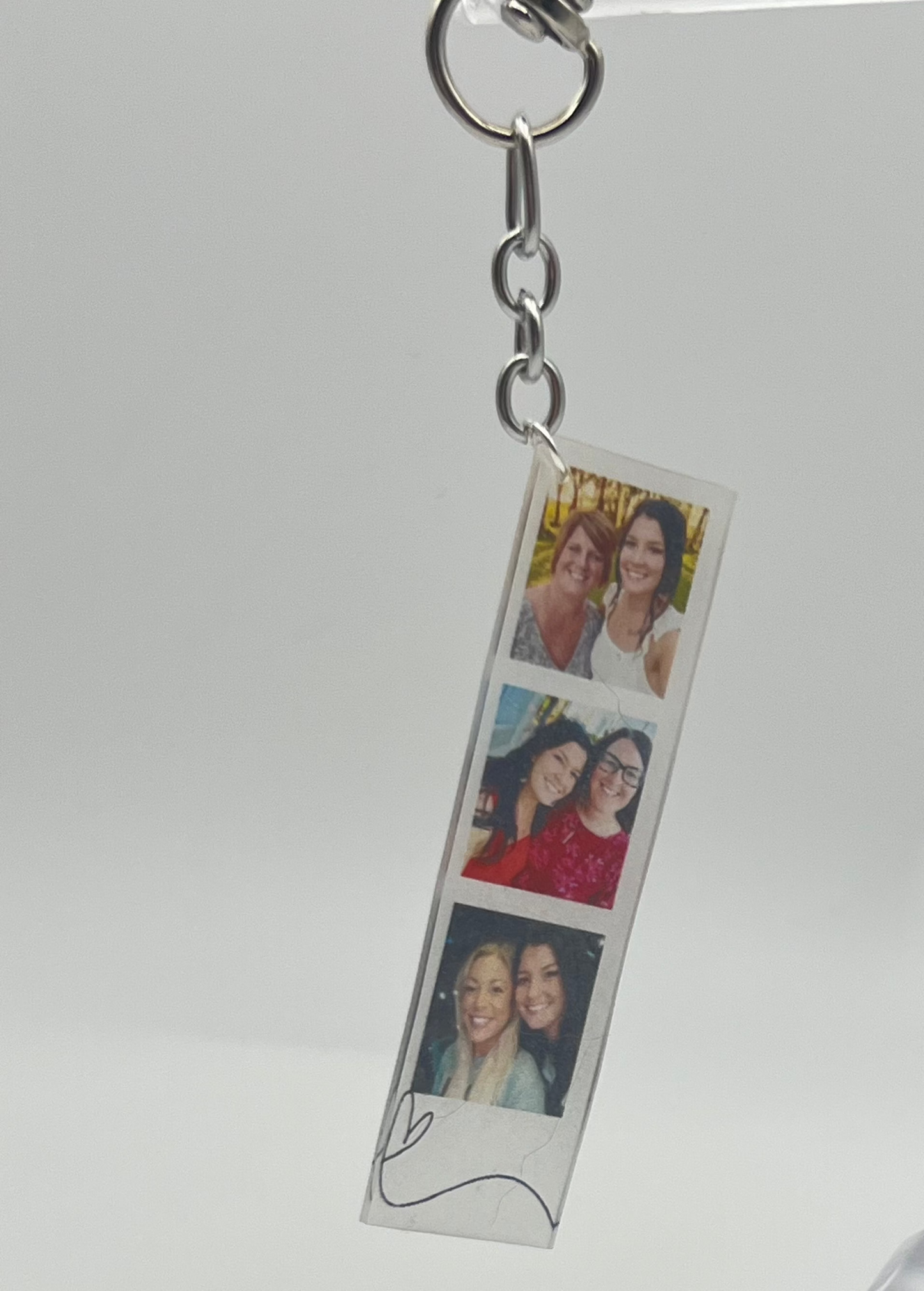 Custom Photo Strip Keychain {Micro Memories}