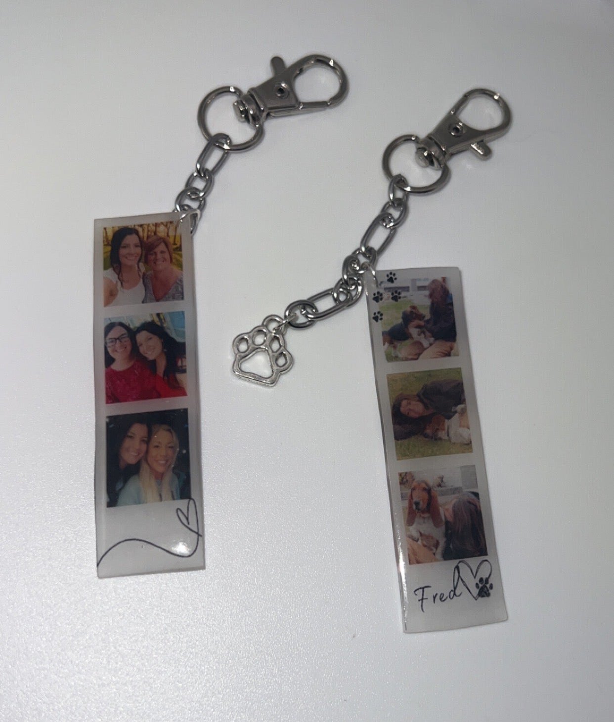 Custom Photo Strip Keychain {Micro Memories}