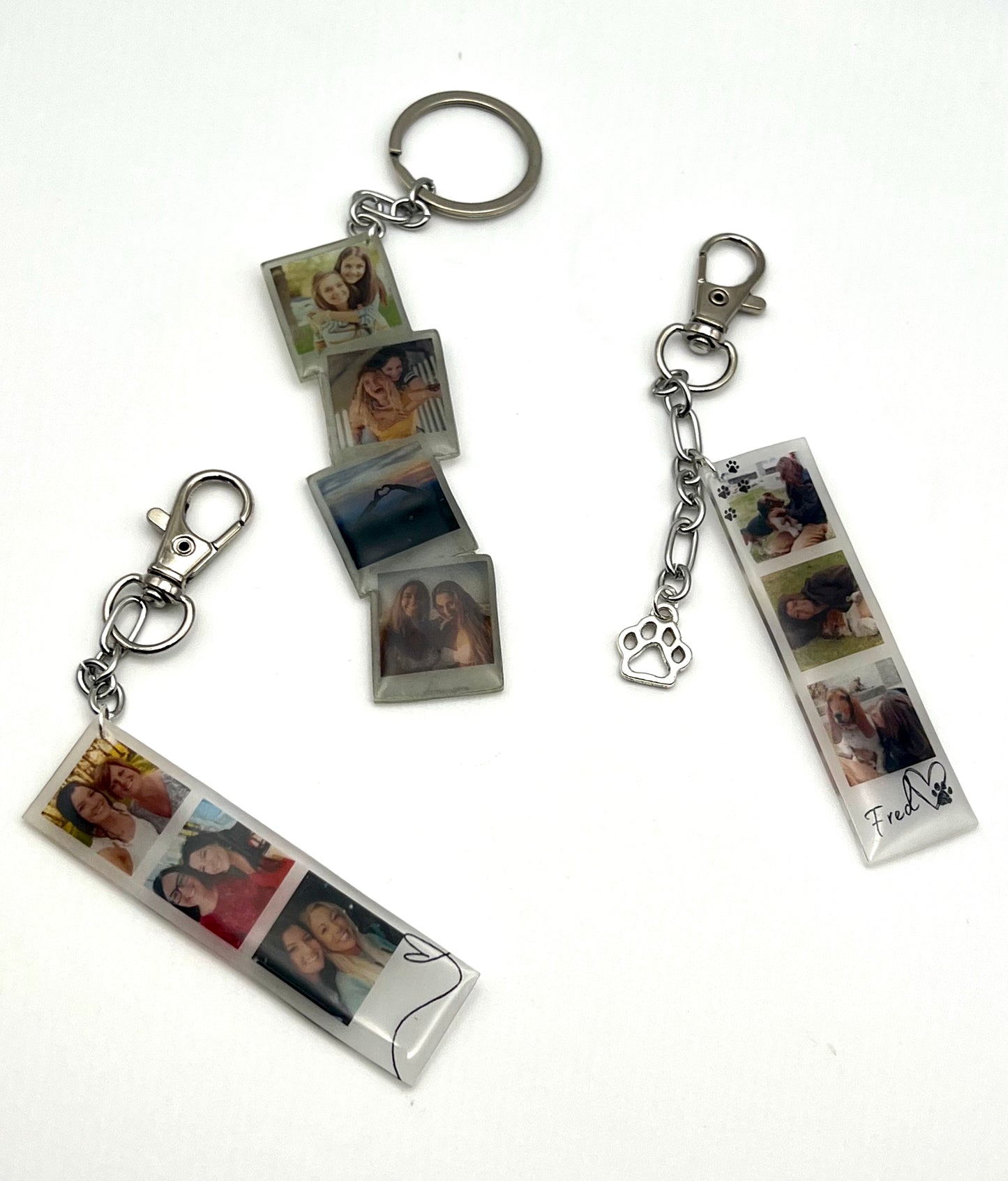 Custom Photo Strip Keychain {Micro Memories}