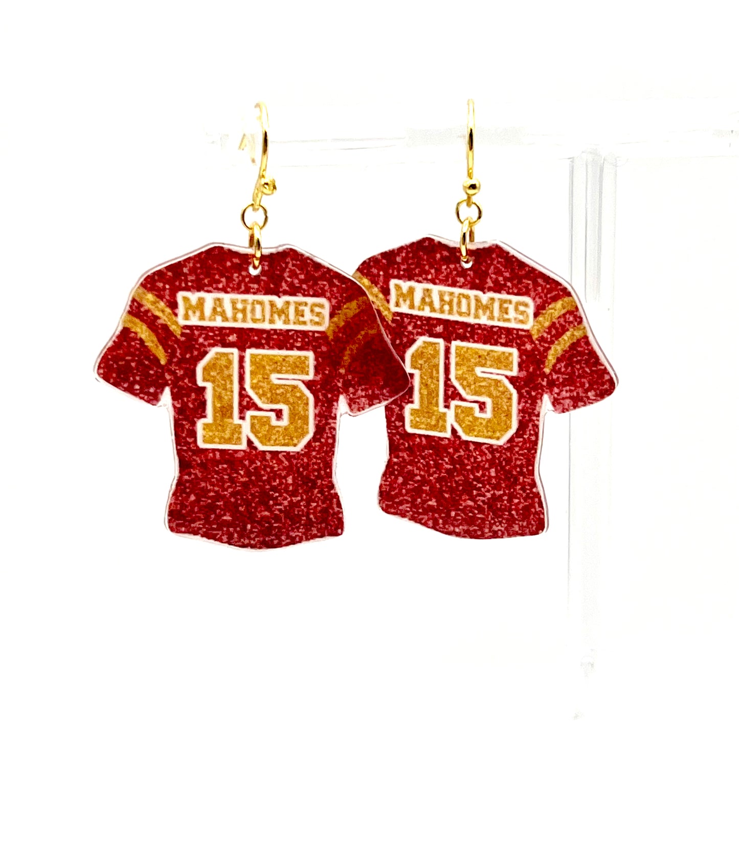 KC Stars & Mahomes Jersey Earrings
