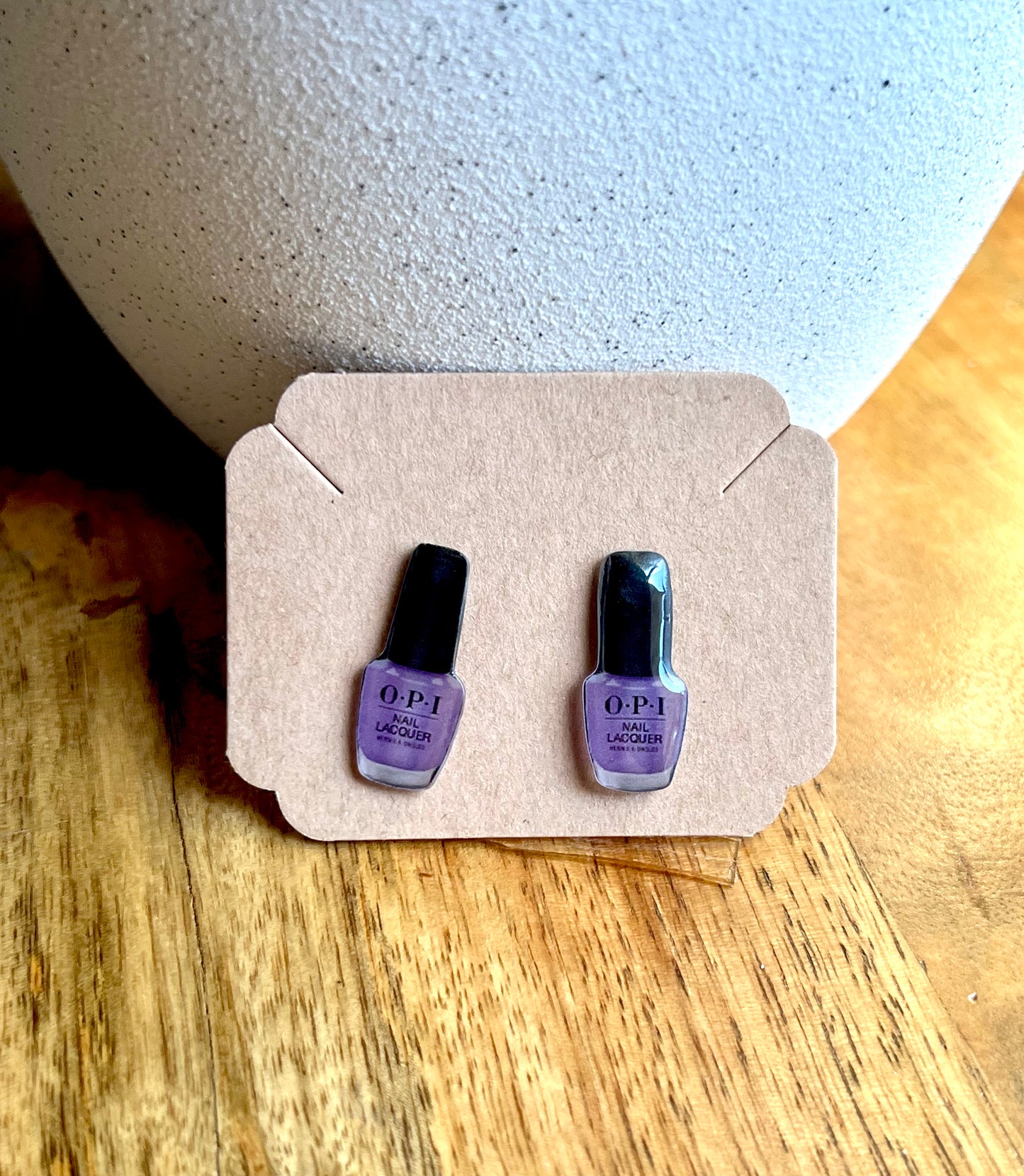 Mini Nail Polish Stud Earrings