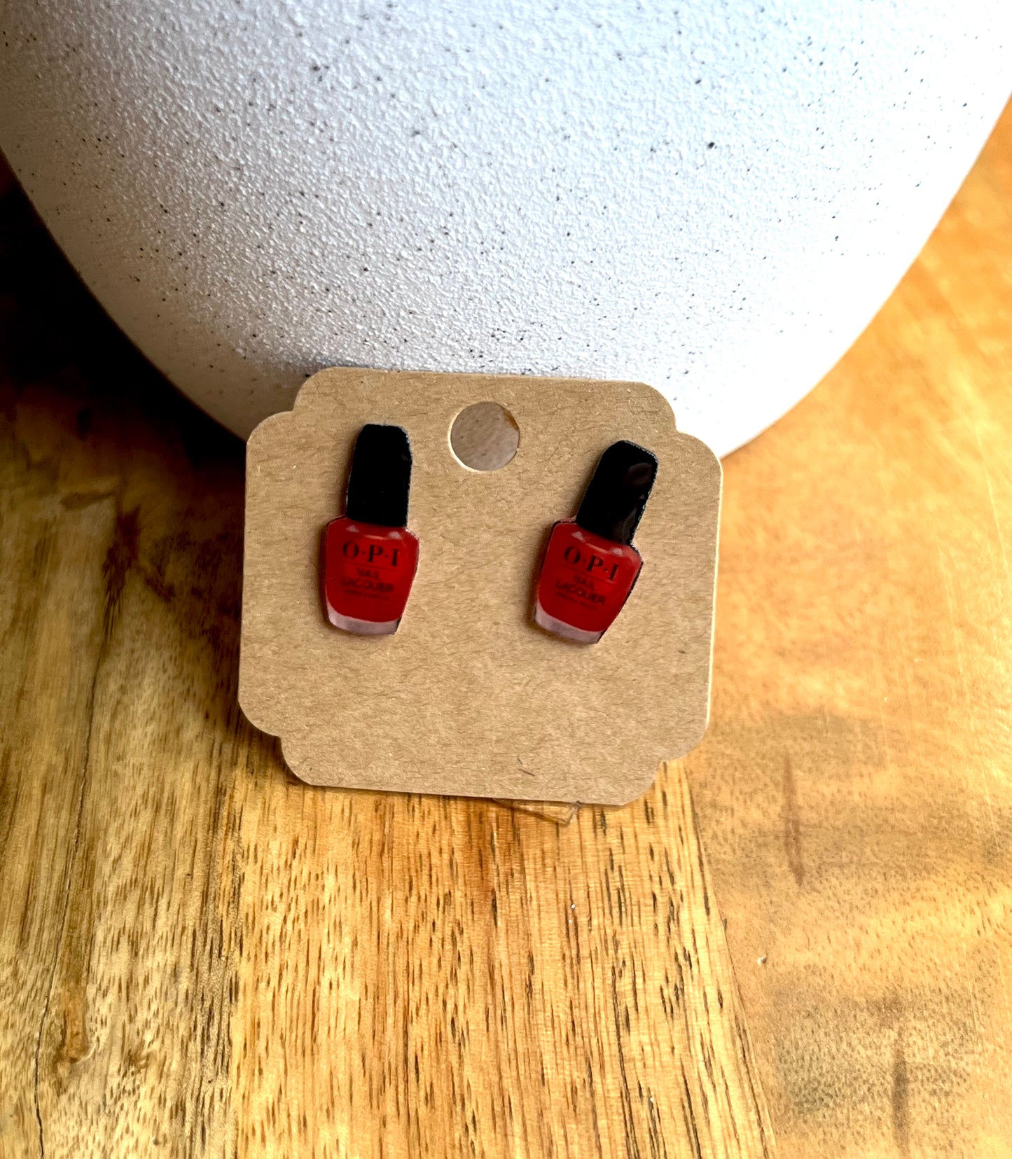 Mini Nail Polish Stud Earrings