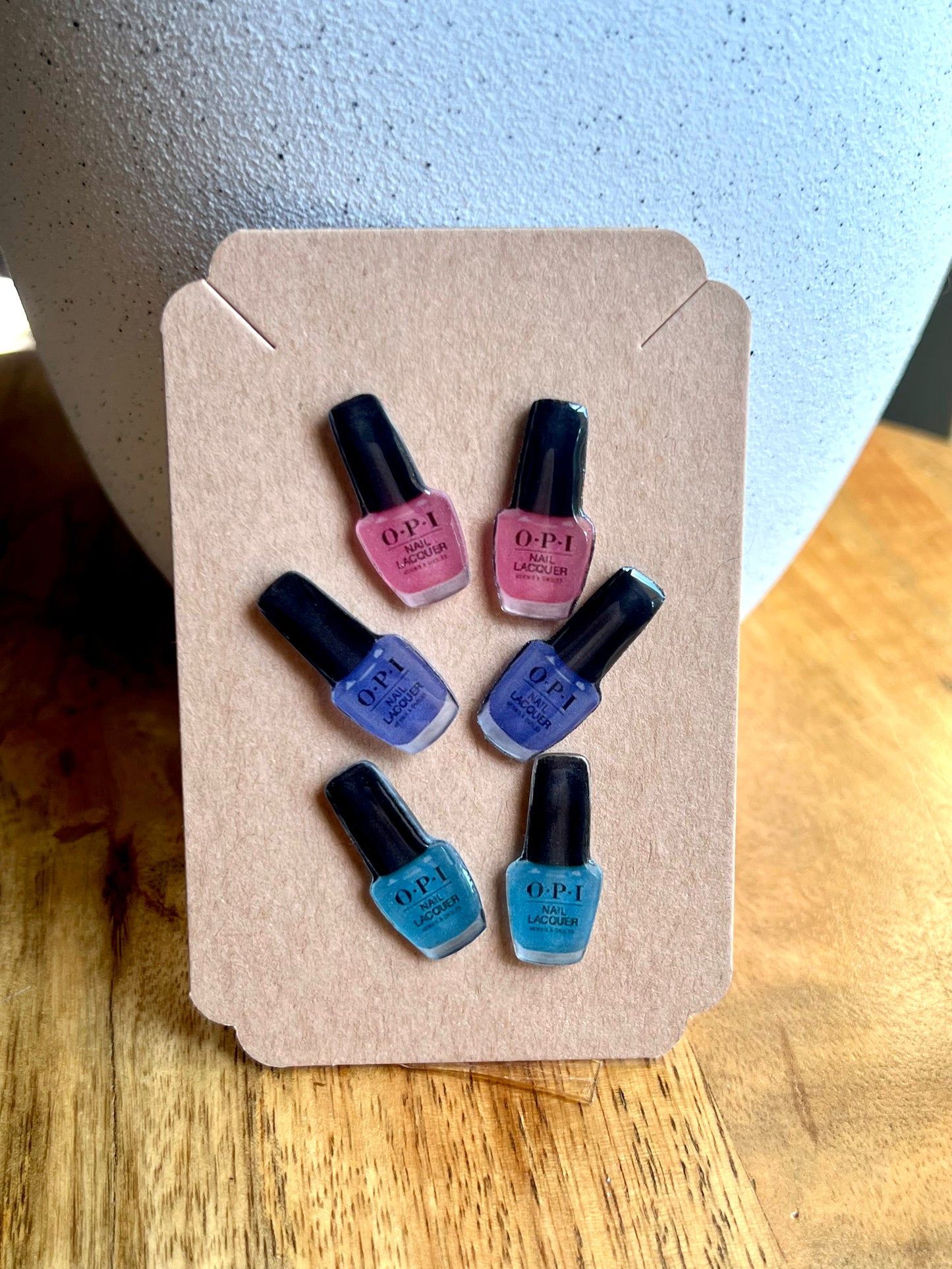Mini Nail Polish Stud Earrings
