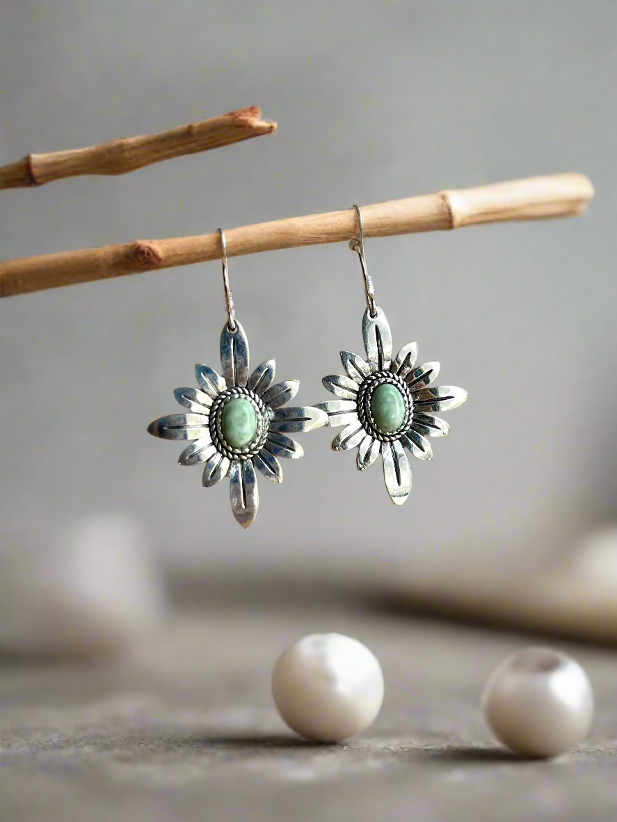 Vintage Western Stone Earrings