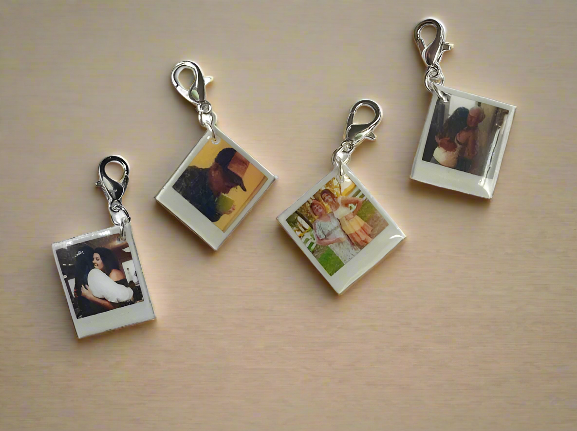 Single Photo Charms w/ Clasps - a la carte {Micro Memories}