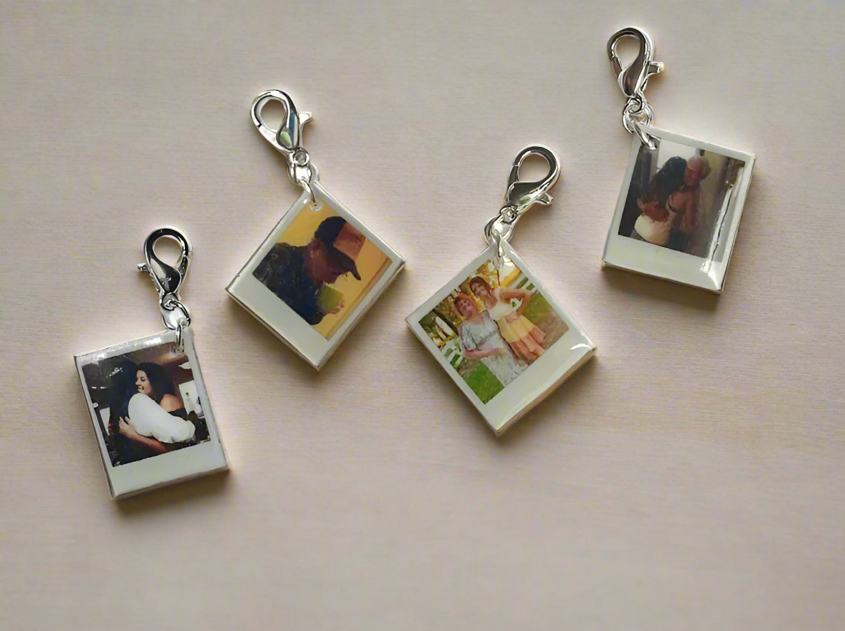Single Photo Charms w/ Clasps - a la carte {Micro Memories}