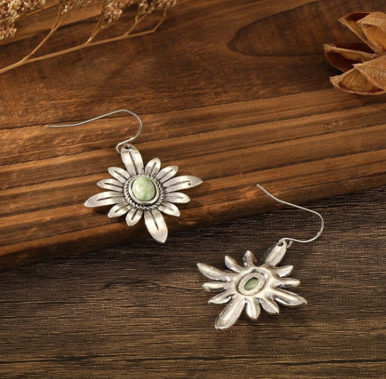 Vintage Western Stone Earrings