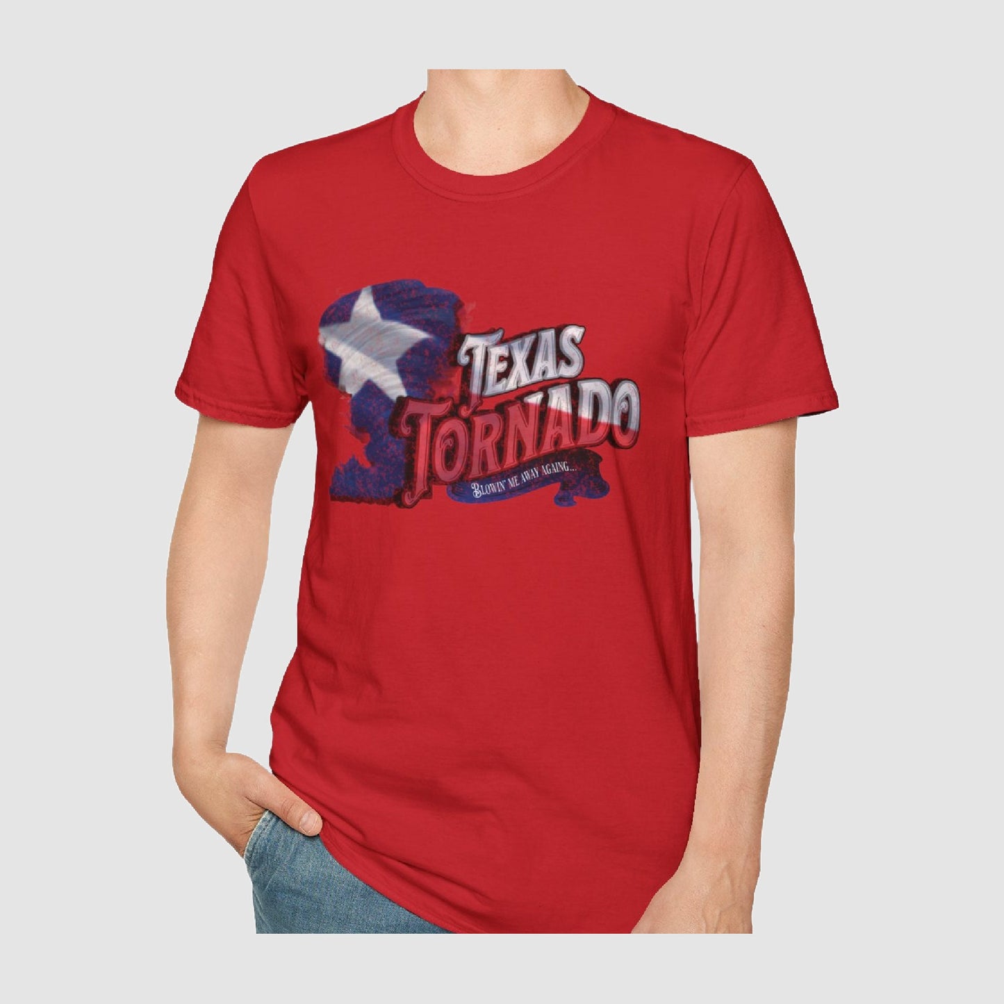 Texas Tornado - Blowin' me away again Tshirt - Tracy Lawrence - Texas Flag - 90's country music