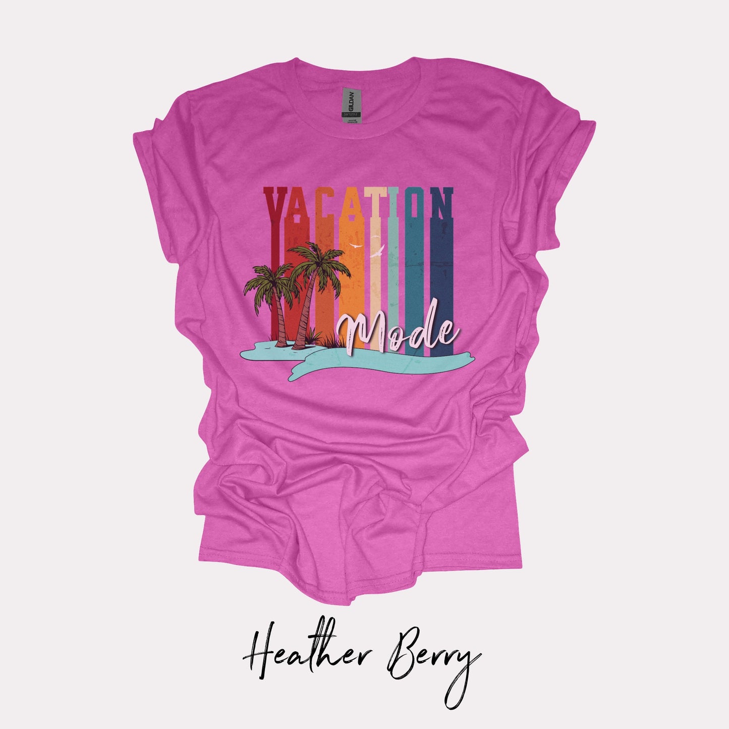 Vacation Mode Palm Trees T-shirt: Escape to Paradise in Style
