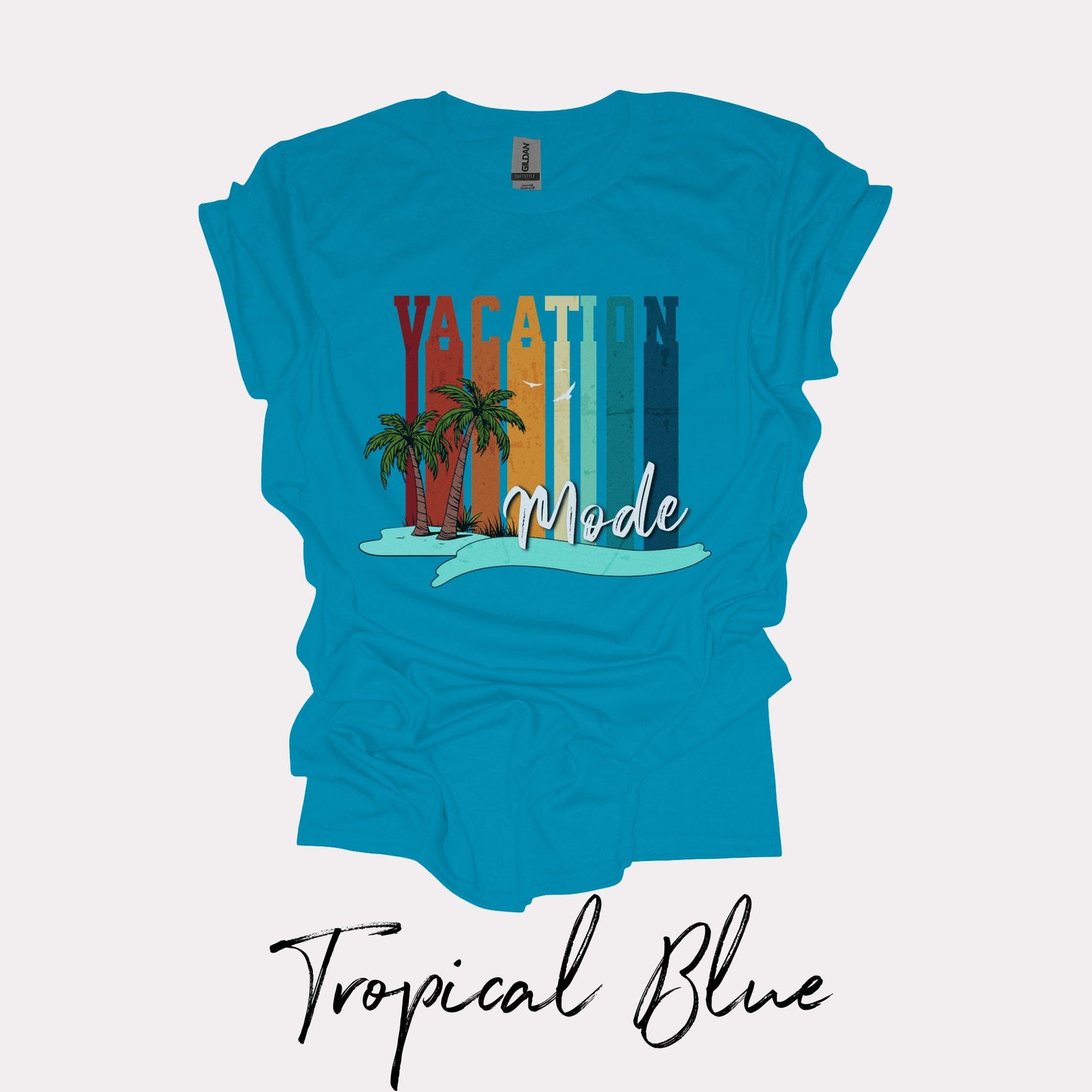 Vacation Mode Palm Trees T-shirt: Escape to Paradise in Style