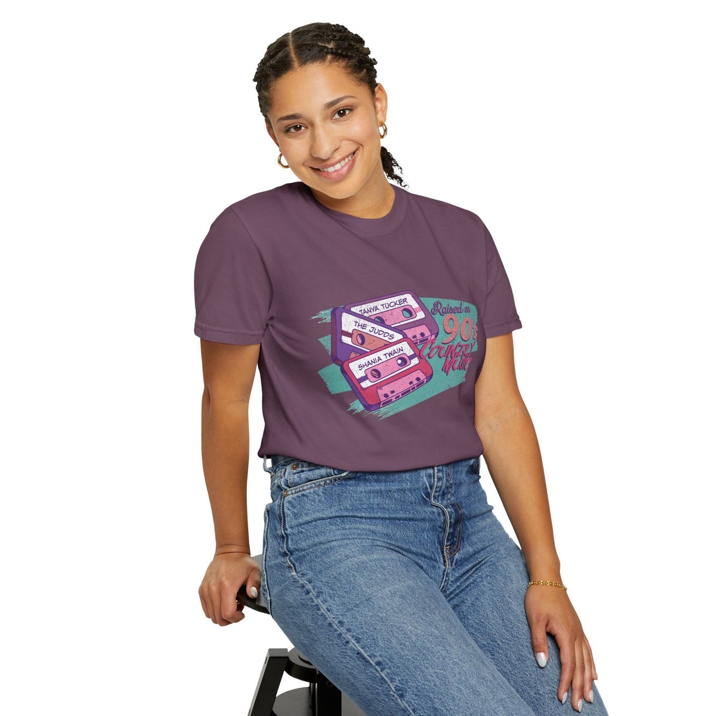 Raised on 90's country music - Tanya Tucker, Shania Twain, The Judds - cassette tapes nostalgia shirt