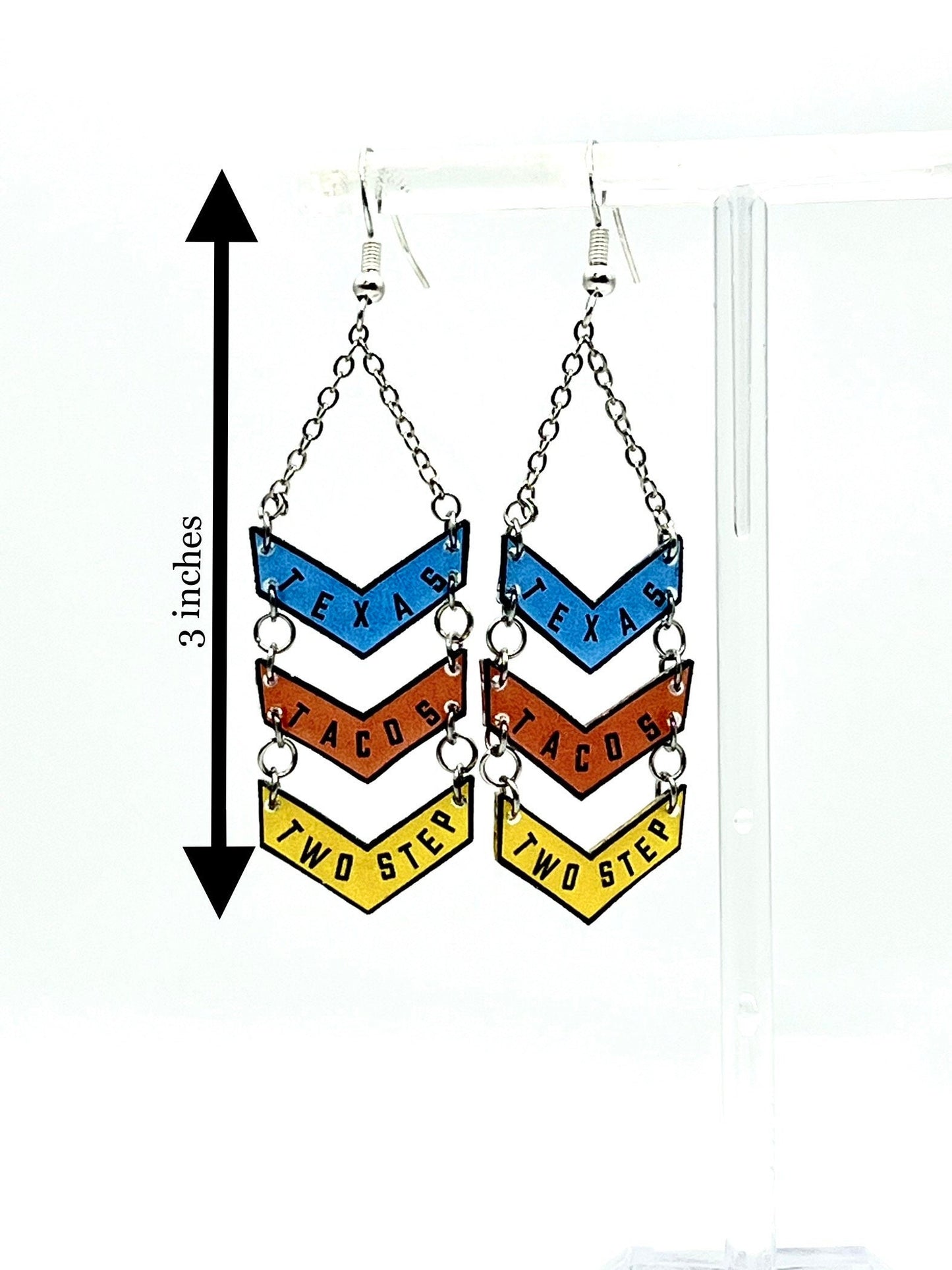 Texas + Tacos + Two-Step Earrings