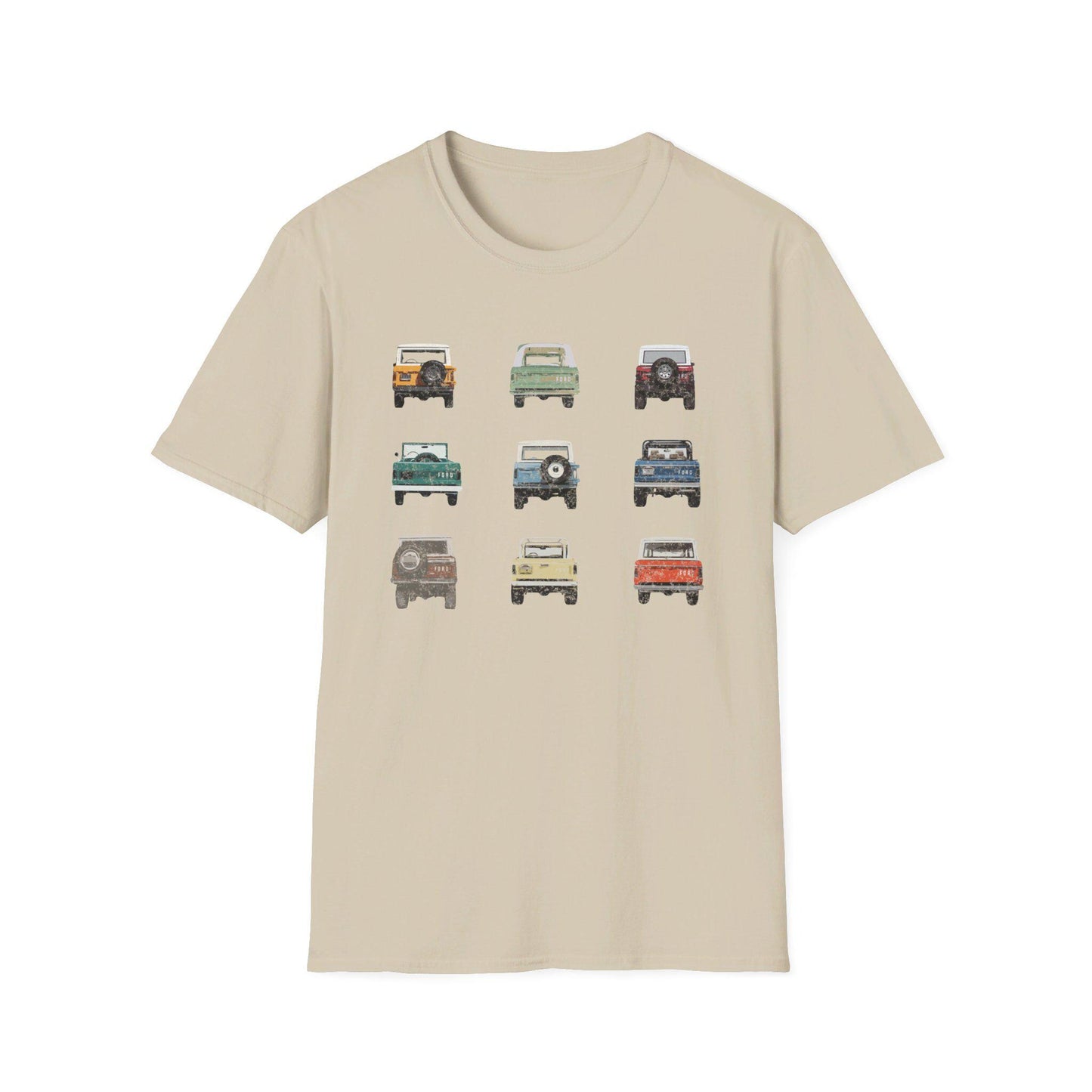 Bronco Hind Quarters - Grid pattern - vintage 70s Ford broncos