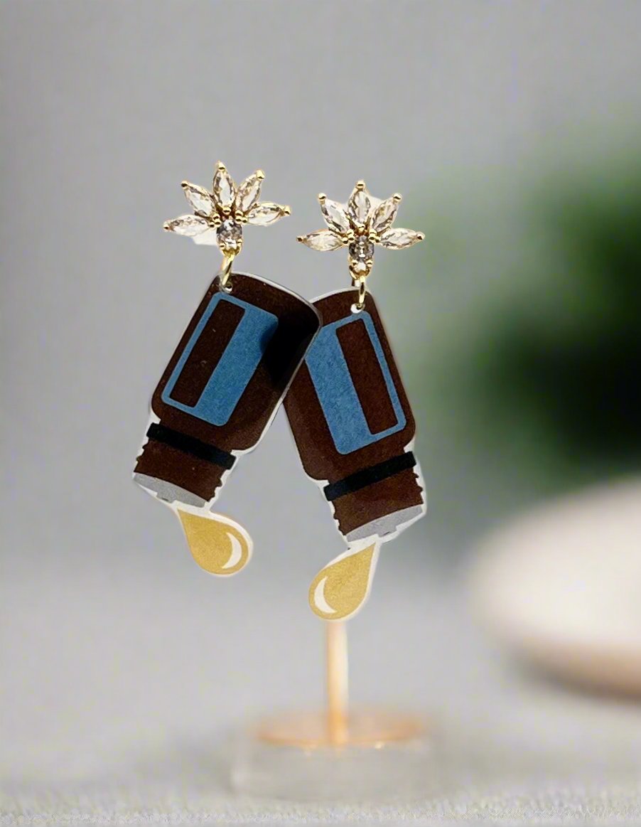 Essential Oil Dripping Earrings