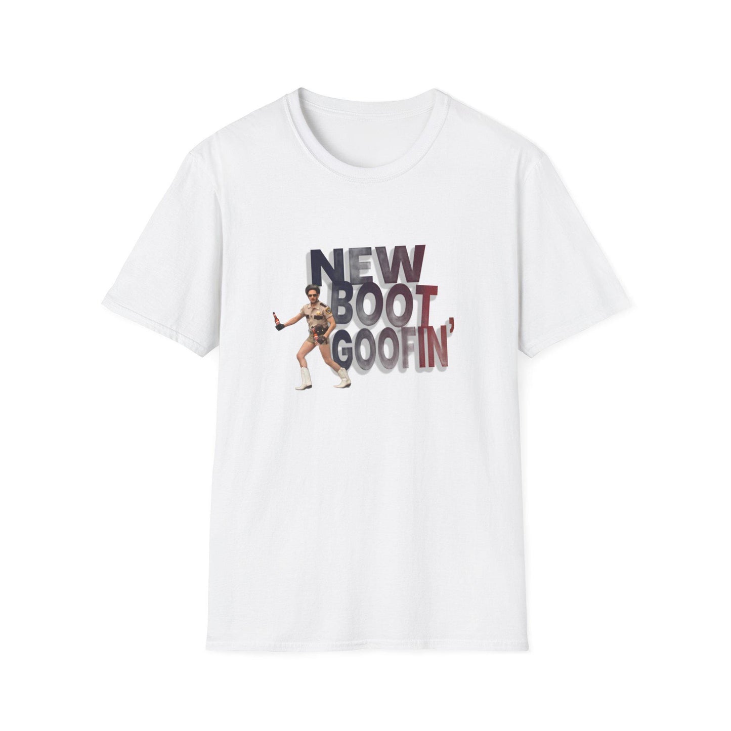 New Boot Goofin' Funny Unisex Softstyle T-Shirt