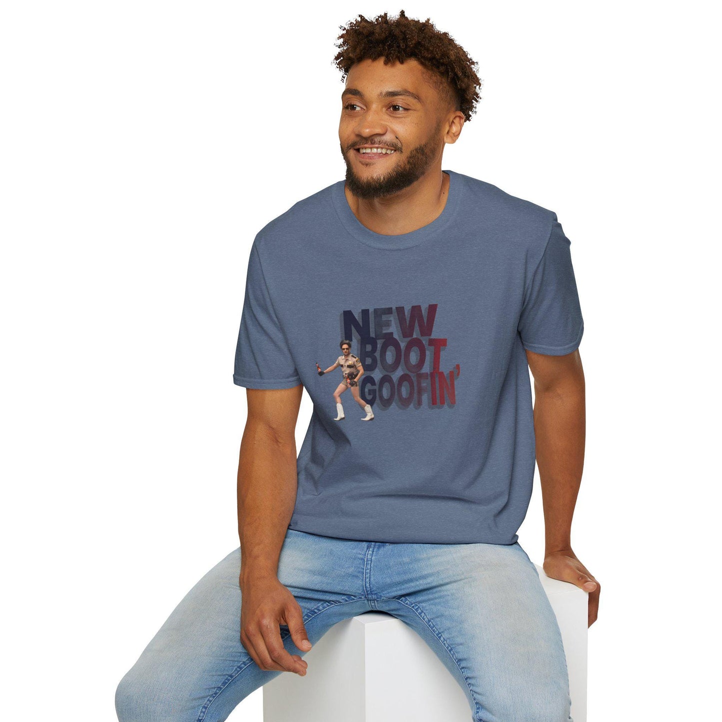New Boot Goofin' Funny Unisex Softstyle T-Shirt