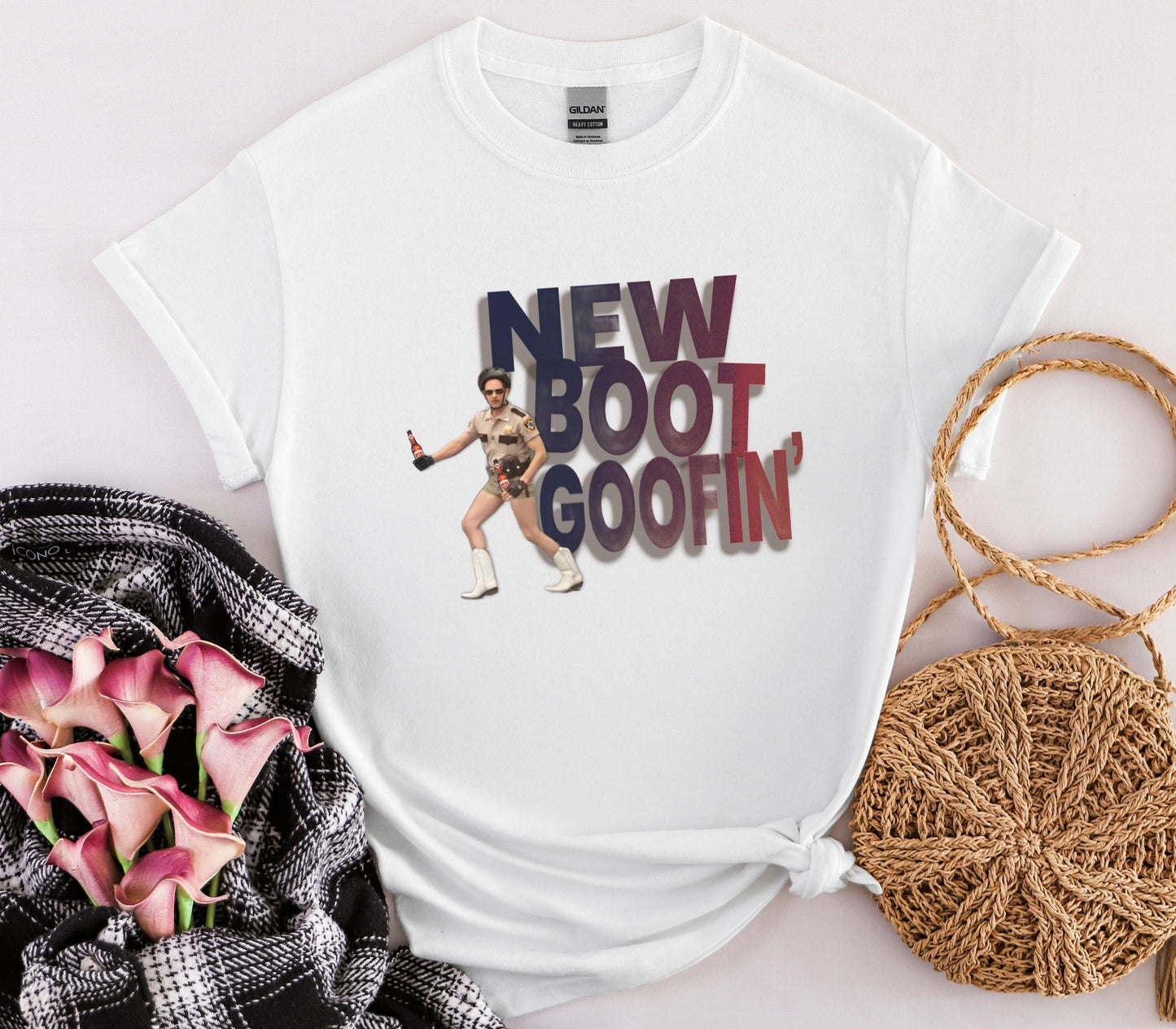 New Boot Goofin' Funny Unisex Softstyle T-Shirt
